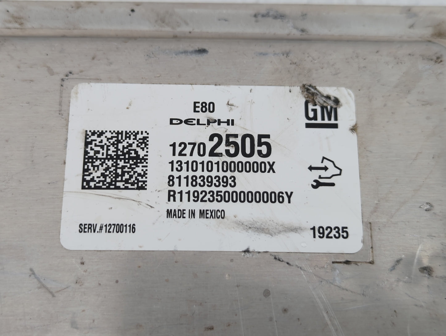 2018-2020 Chevrolet Equinox PCM Engine Control Computer ECU ECM PCU OEM P/N:12702505 Fits Fits 2017 2018 2019 2020 2021 2022