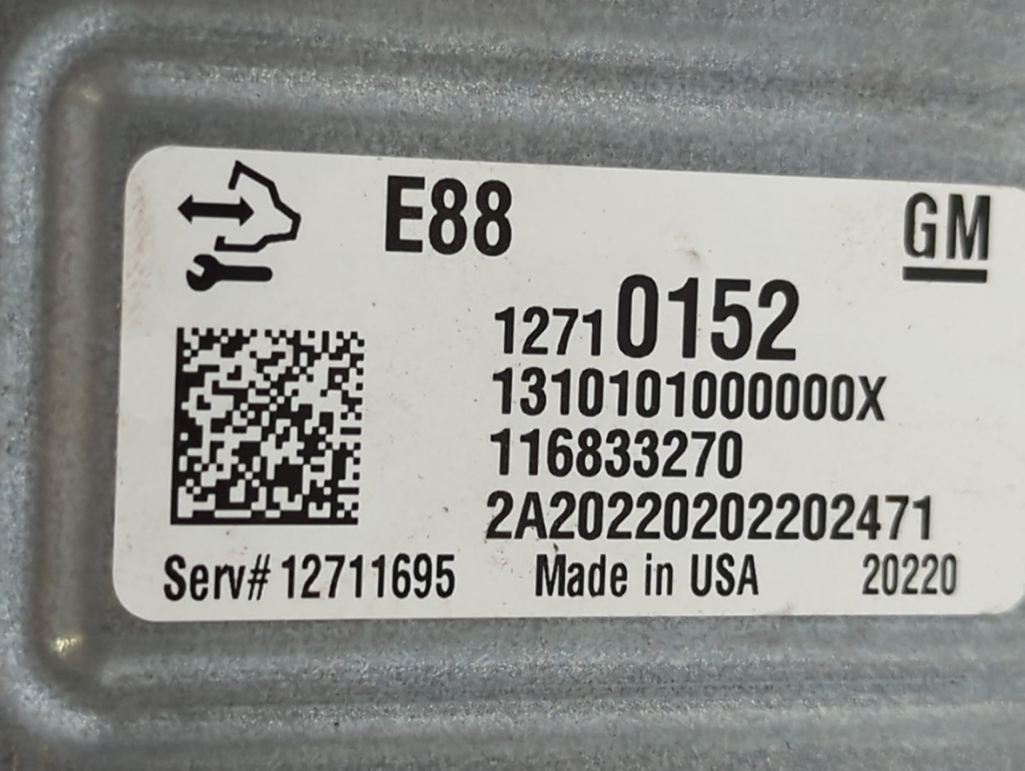 2020-2022 Chevrolet Equinox PCM Engine Control Computer ECU ECM PCU OEM P/N:12710152 Fits Fits 2020 2021 2022 OEM Used Auto 
