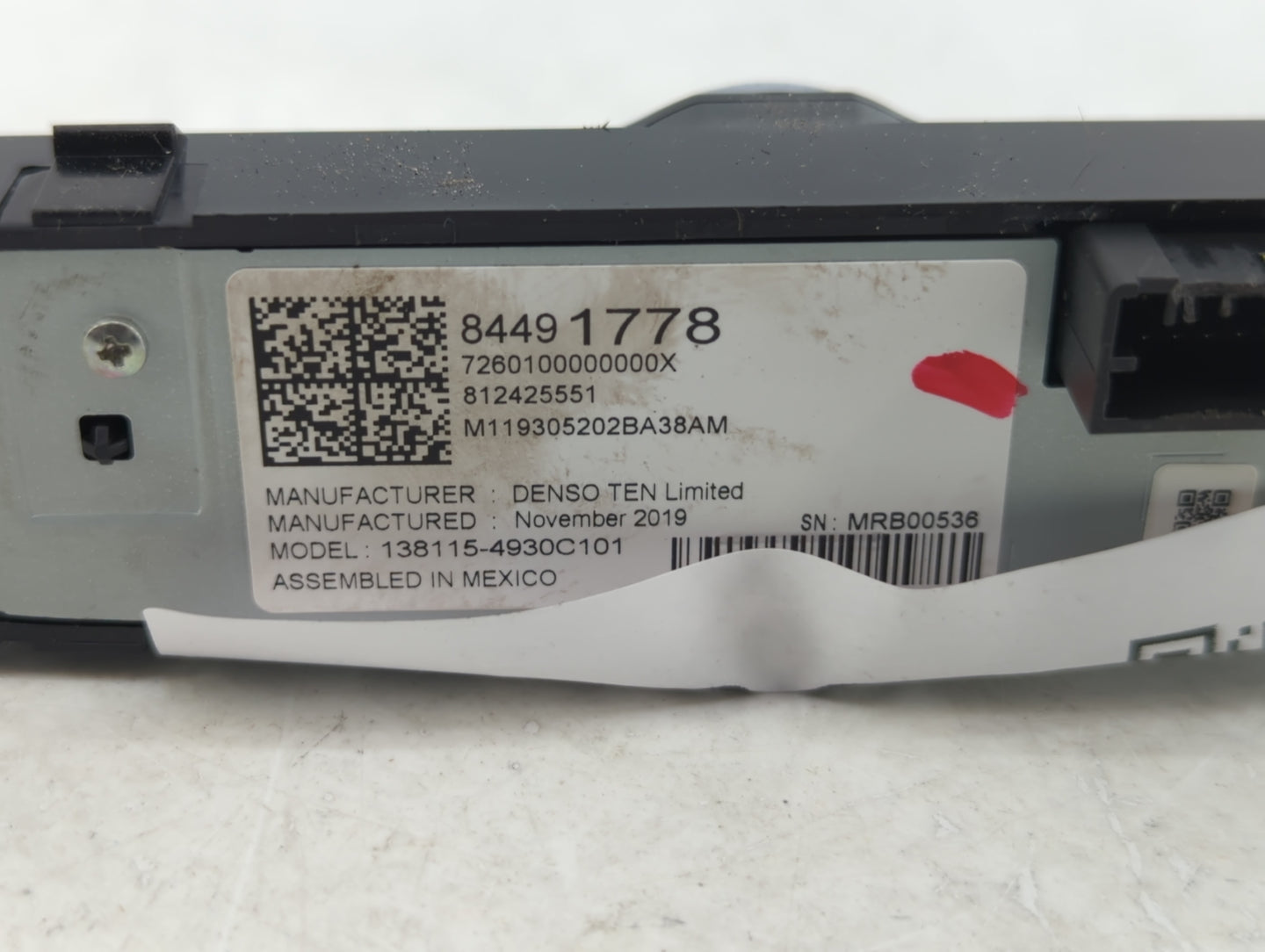 2019-2022 Chevrolet Equinox Radio AM FM Cd Player Receiver Replacement P/N:84491778 Fits Fits 2018 2019 2020 2021 2022 OEM U