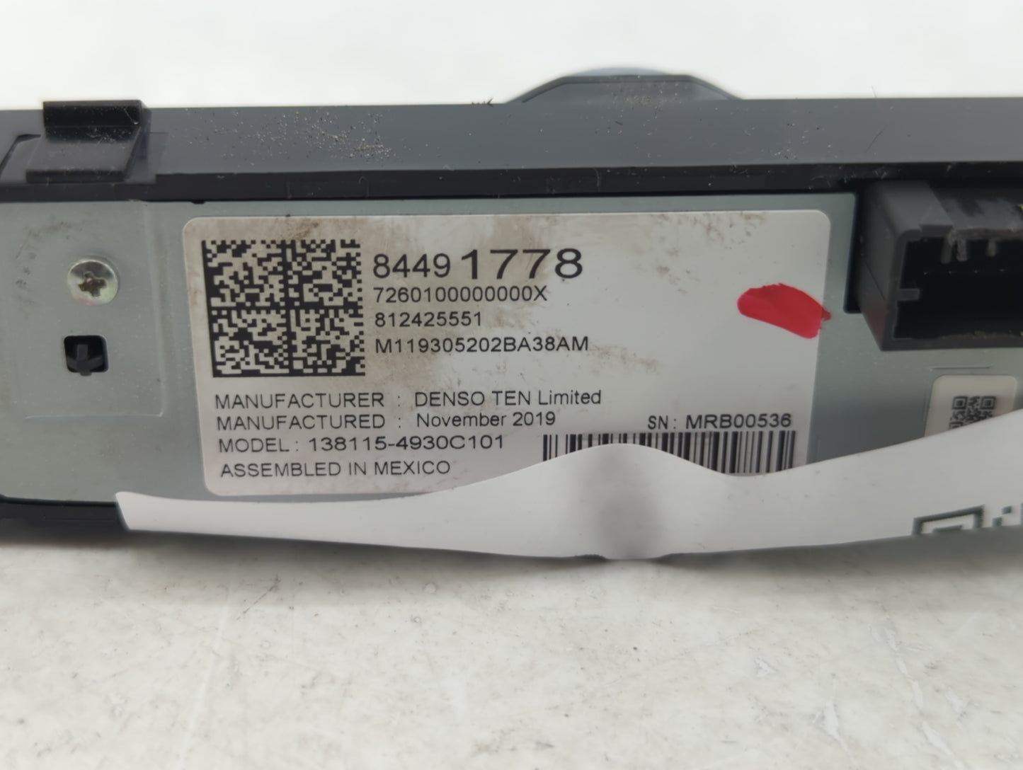 2019-2022 Chevrolet Equinox Radio AM FM Cd Player Receiver Replacement P/N:84491778 Fits Fits 2018 2019 2020 2021 2022 OEM U
