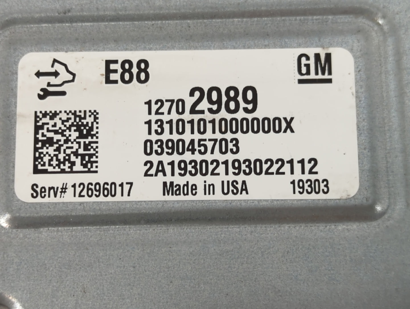 2020-2022 Chevrolet Equinox PCM Engine Control Computer ECU ECM PCU OEM P/N:12702989 Fits Fits 2020 2021 2022 OEM Used Auto 