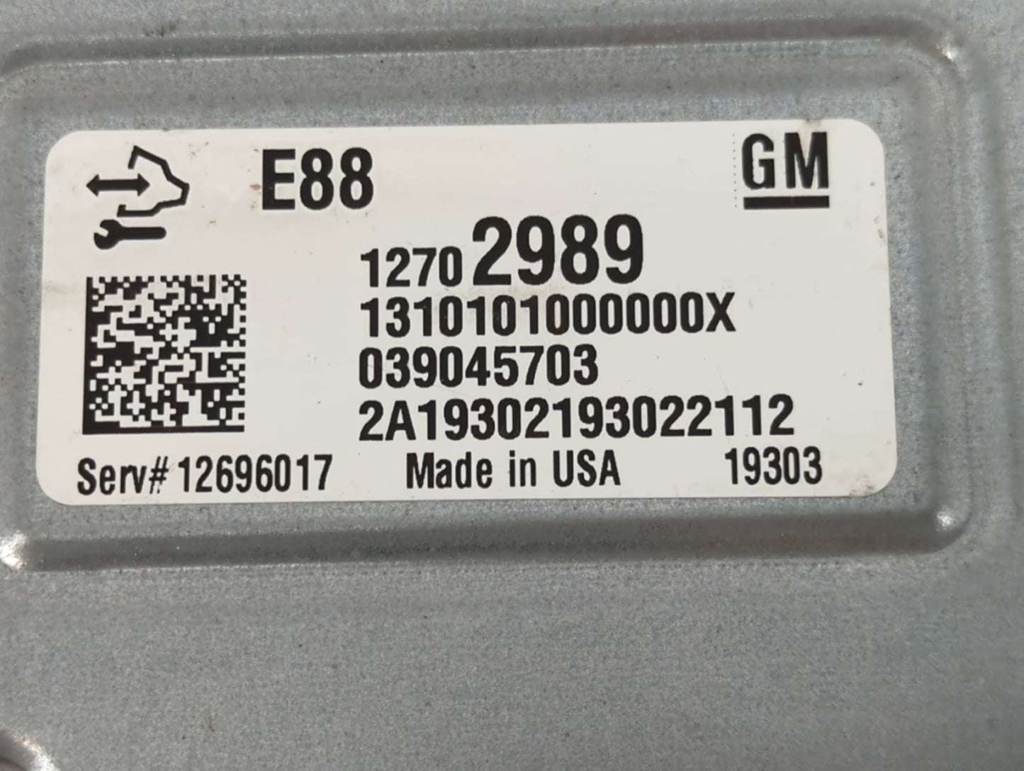 2020-2022 Chevrolet Equinox PCM Engine Control Computer ECU ECM PCU OEM P/N:12702989 Fits Fits 2020 2021 2022 OEM Used Auto 