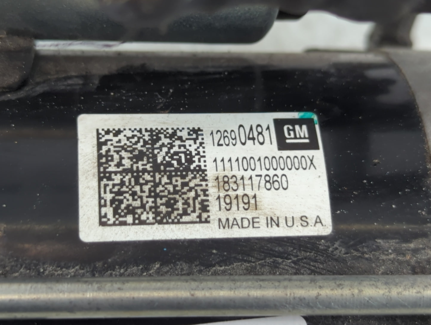 2018-2022 Chevrolet Equinox Car Starter Motor Solenoid OEM P/N:12690481 Fits Fits 2017 2018 2019 2020 2021 2022 OEM Used Aut