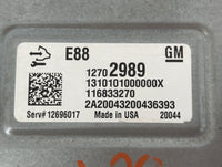 2020-2022 Chevrolet Equinox PCM Engine Control Computer ECU ECM PCU OEM P/N:12702989 Fits Fits 2020 2021 2022 OEM Used Auto 