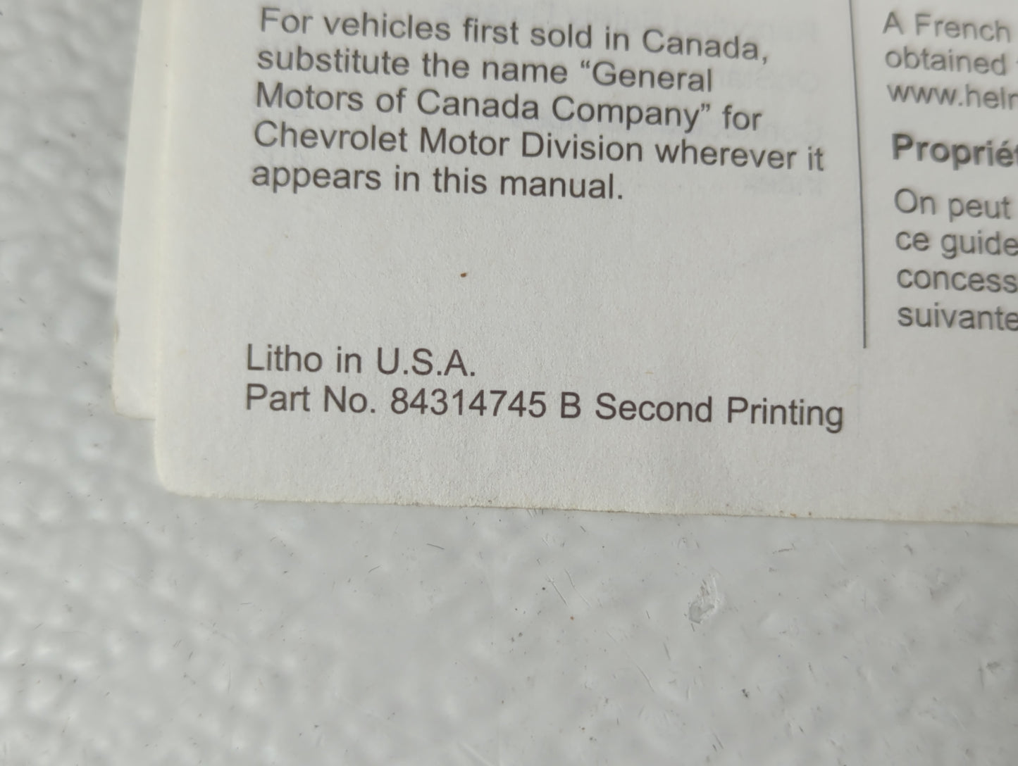 2020 Chevrolet Equinox Owners Manual Book Guide P/N:84314745 B OEM Used Auto Parts - Oemusedautoparts1.com