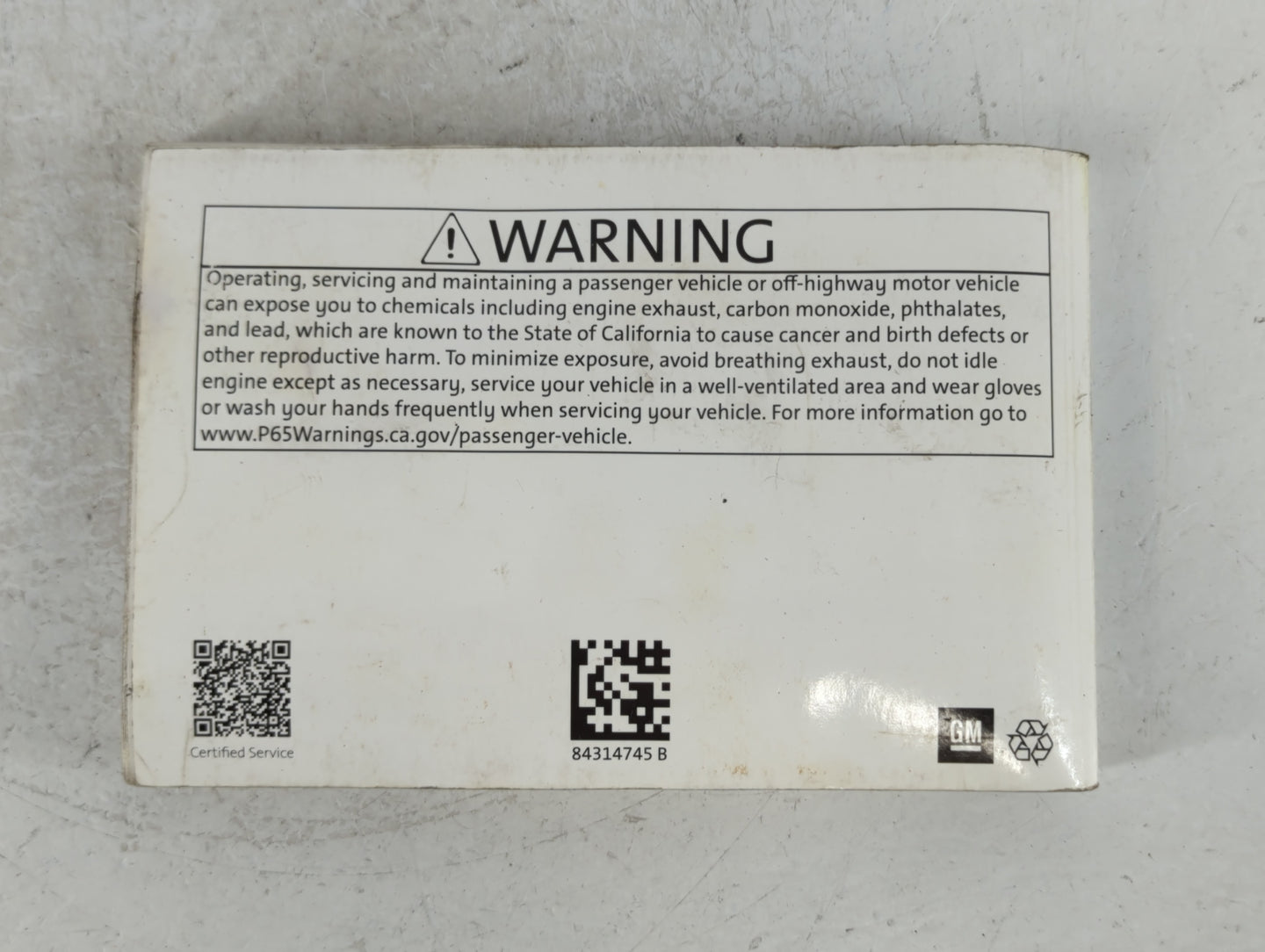 2020 Chevrolet Equinox Owners Manual Book Guide P/N:84314745 B OEM Used Auto Parts - Oemusedautoparts1.com