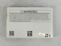 2020 Chevrolet Equinox Owners Manual Book Guide P/N:84314745 B OEM Used Auto Parts - Oemusedautoparts1.com