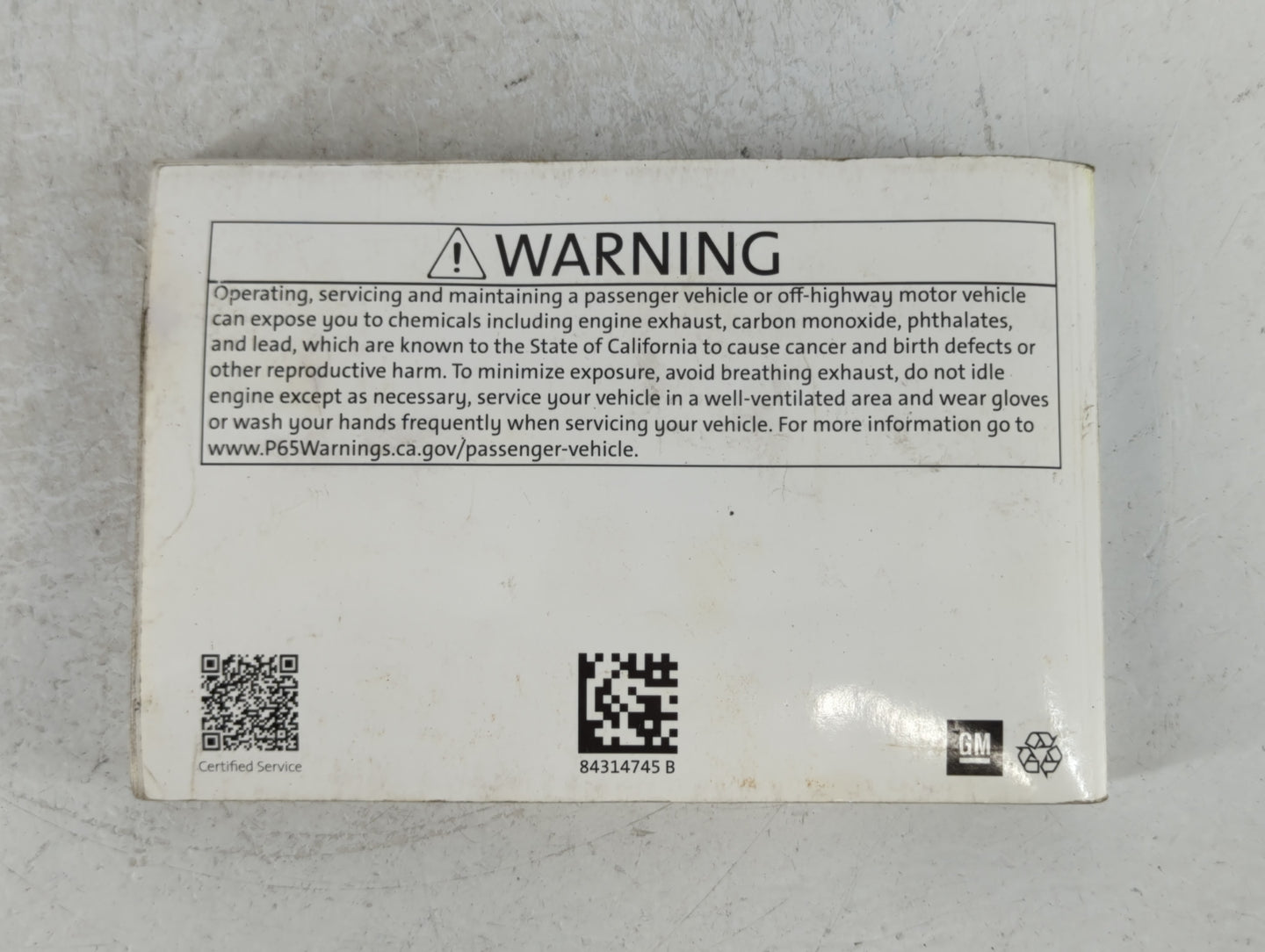 2020 Chevrolet Equinox Owners Manual Book Guide P/N:84314745 B OEM Used Auto Parts - Oemusedautoparts1.com