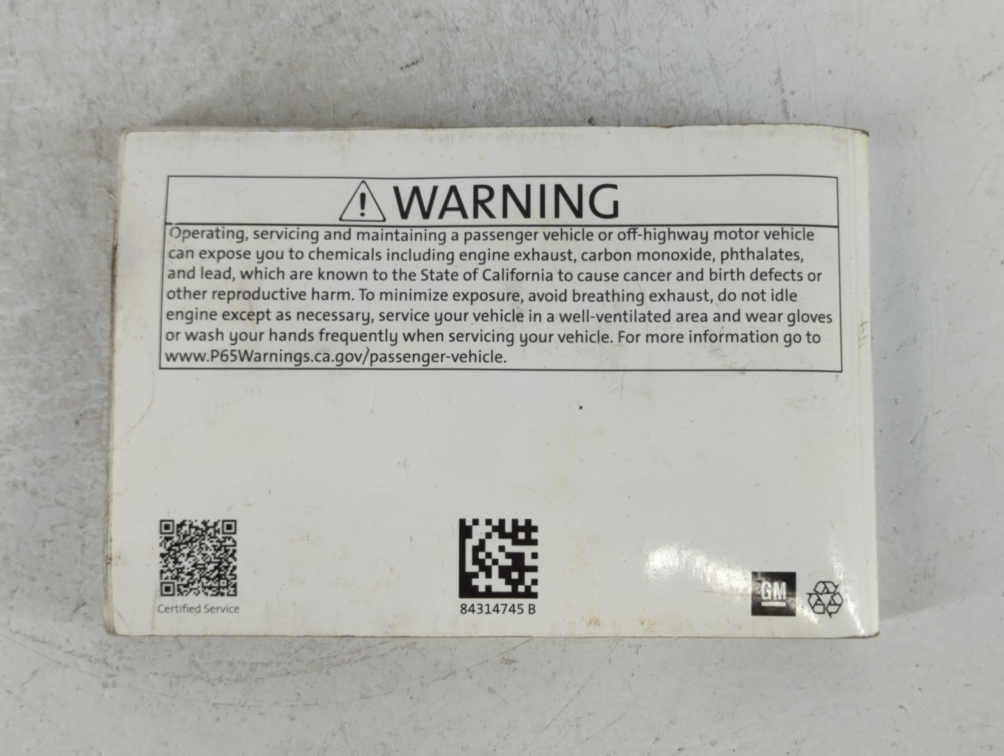 2020 Chevrolet Equinox Owners Manual Book Guide P/N:84314745 B OEM Used Auto Parts - Oemusedautoparts1.com