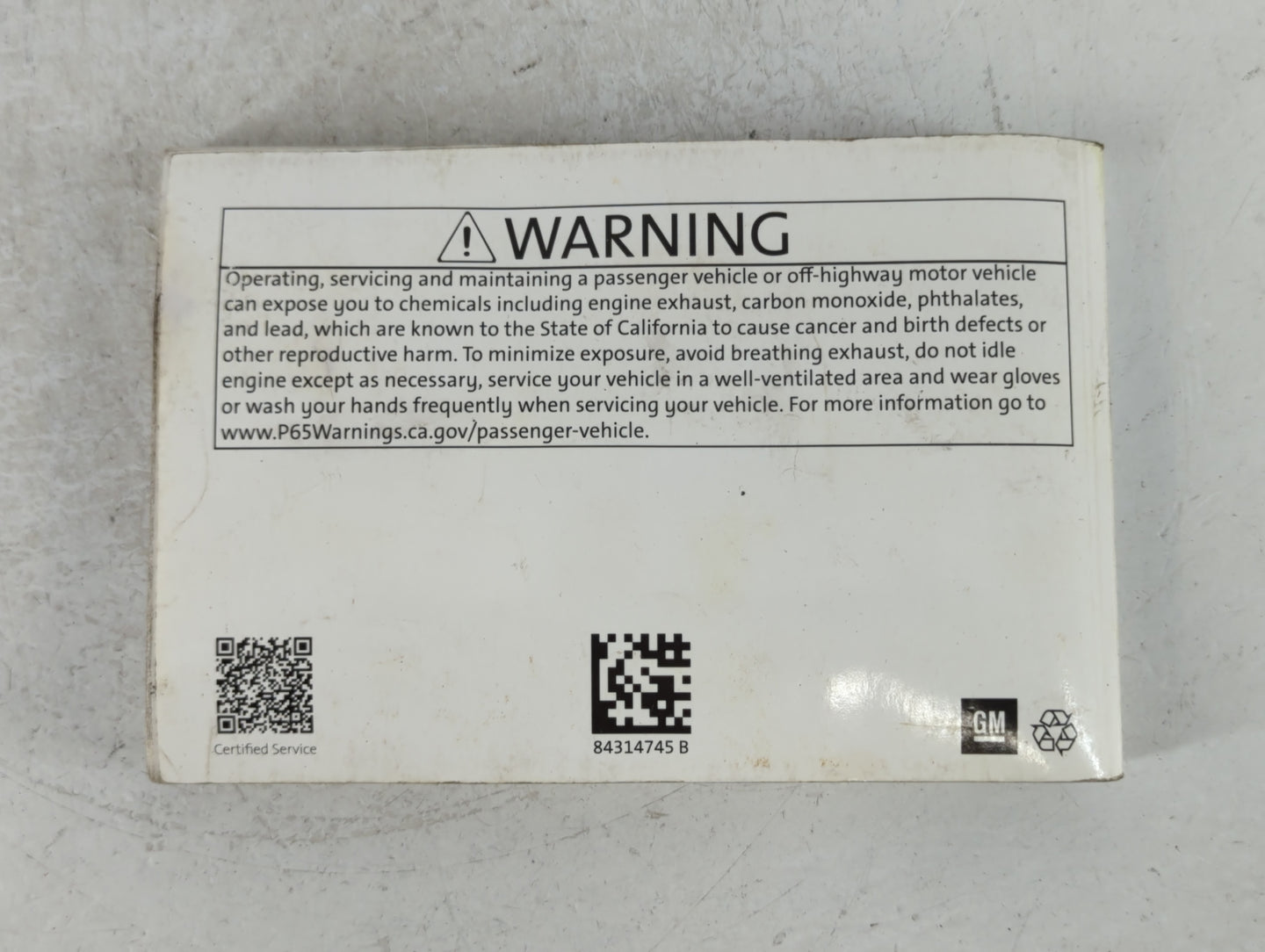 2020 Chevrolet Equinox Owners Manual Book Guide P/N:84314745 B OEM Used Auto Parts - Oemusedautoparts1.com