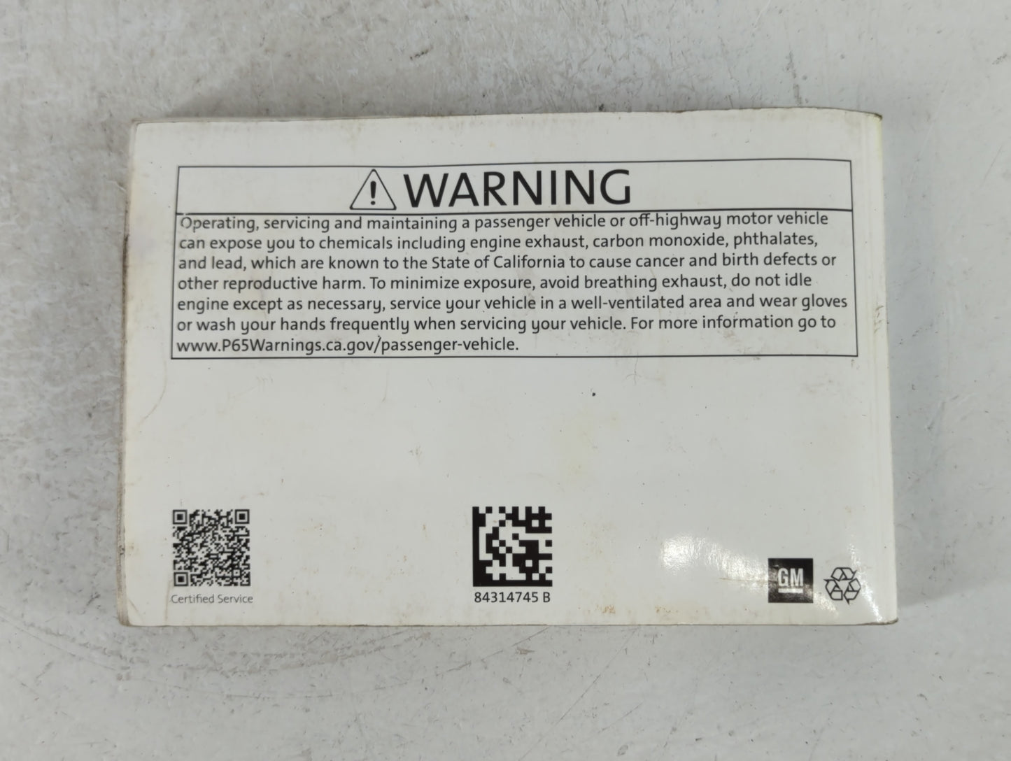 2020 Chevrolet Equinox Owners Manual Book Guide P/N:84314745 B OEM Used Auto Parts - Oemusedautoparts1.com