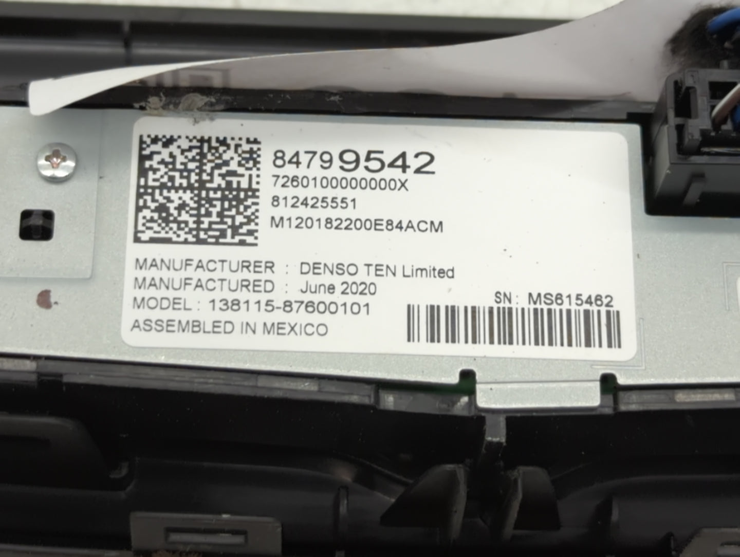 2020-2021 Chevrolet Equinox Am Fm Cd Player Radio Receiver - Oemusedautoparts1.com