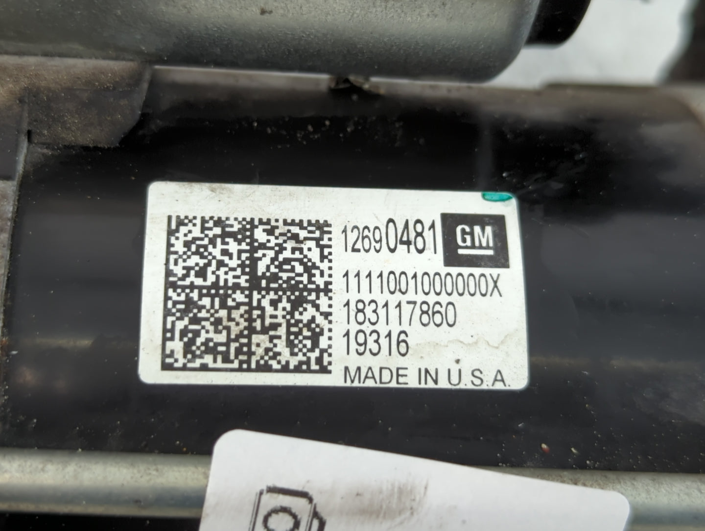 2018-2022 Chevrolet Equinox Car Starter Motor Solenoid OEM P/N:12690481 Fits Fits 2017 2018 2019 2020 2021 2022 OEM Used Aut