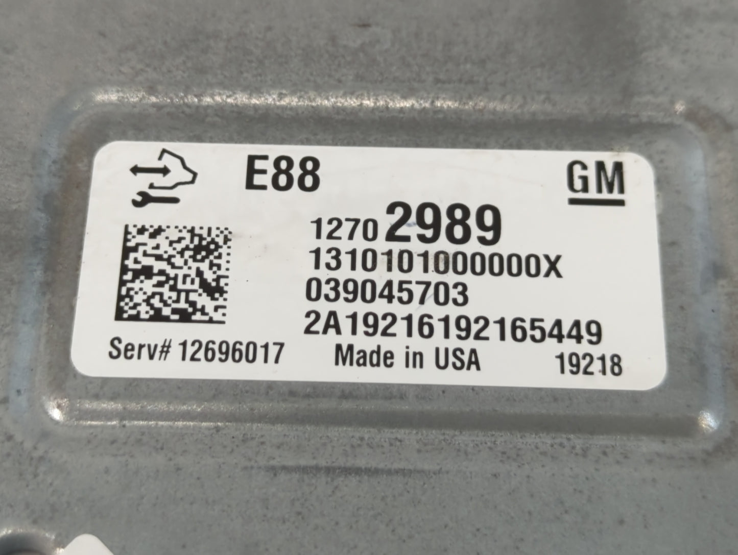 2020-2022 Chevrolet Equinox PCM Engine Control Computer ECU ECM PCU OEM P/N:12702989 Fits Fits 2020 2021 2022 OEM Used Auto 