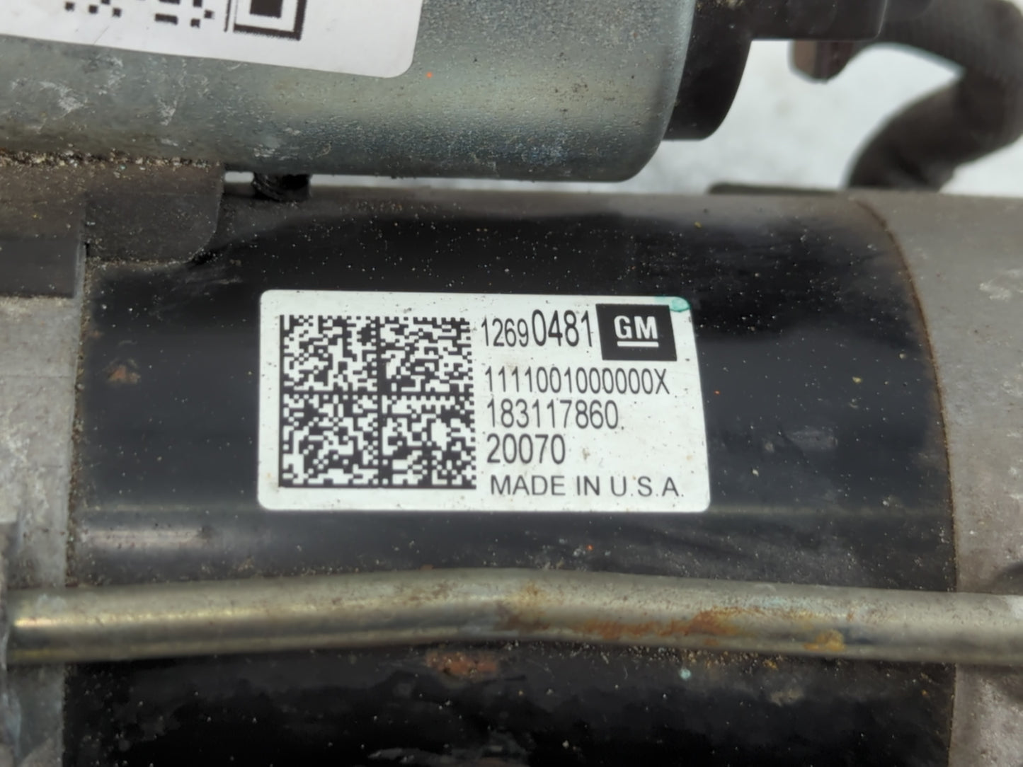 2018-2022 Chevrolet Equinox Car Starter Motor Solenoid OEM P/N:12690481 Fits Fits 2017 2018 2019 2020 2021 2022 OEM Used Aut