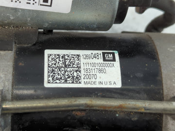 2018-2022 Chevrolet Equinox Car Starter Motor Solenoid OEM P/N:12690481 Fits Fits 2017 2018 2019 2020 2021 2022 OEM Used Auto Parts