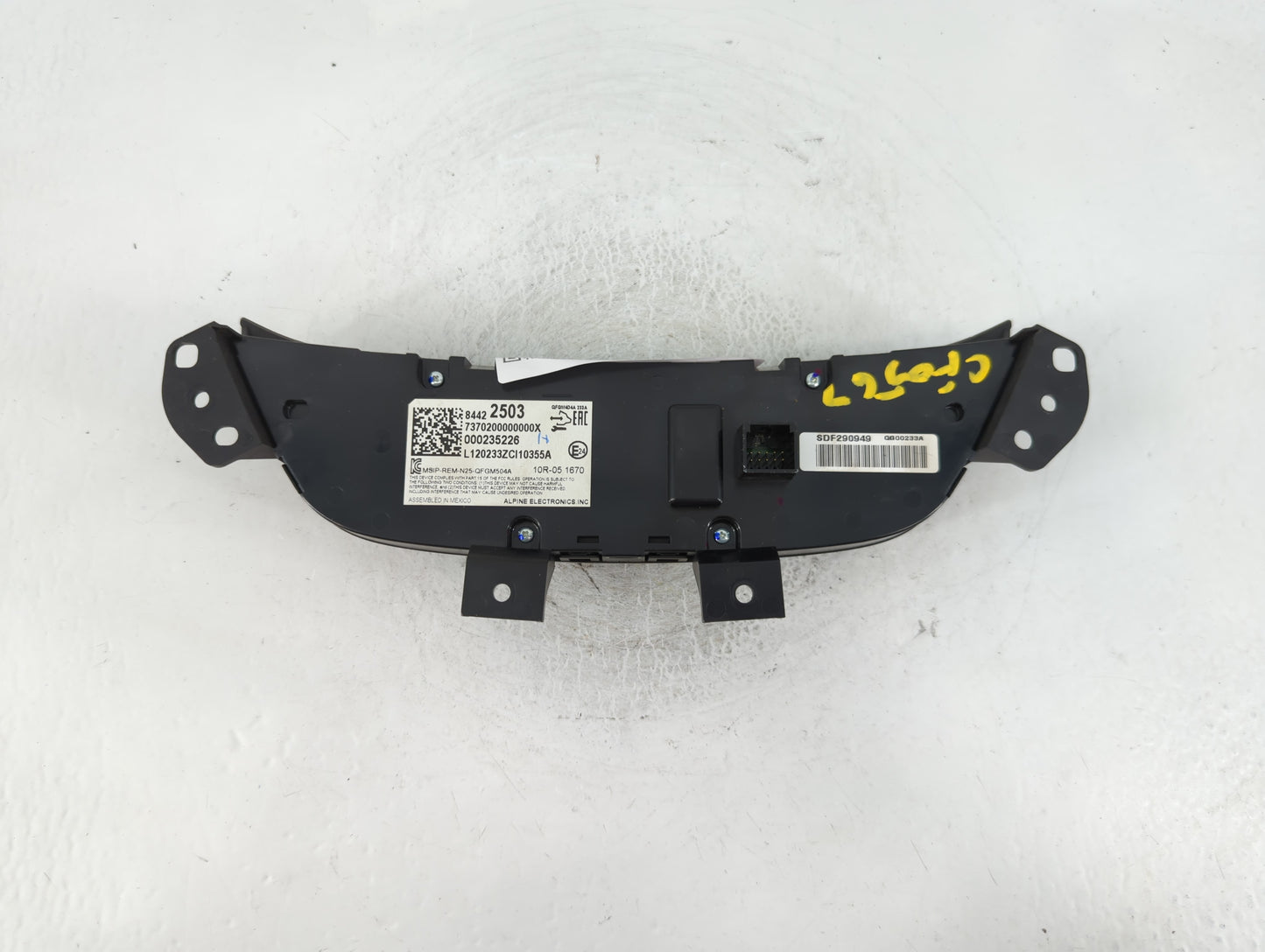 2019-2021 Chevrolet Equinox Climate Control Module Temperature AC/Heater Replacement P/N:84422503 Fits Fits 2019 2020 2021 O