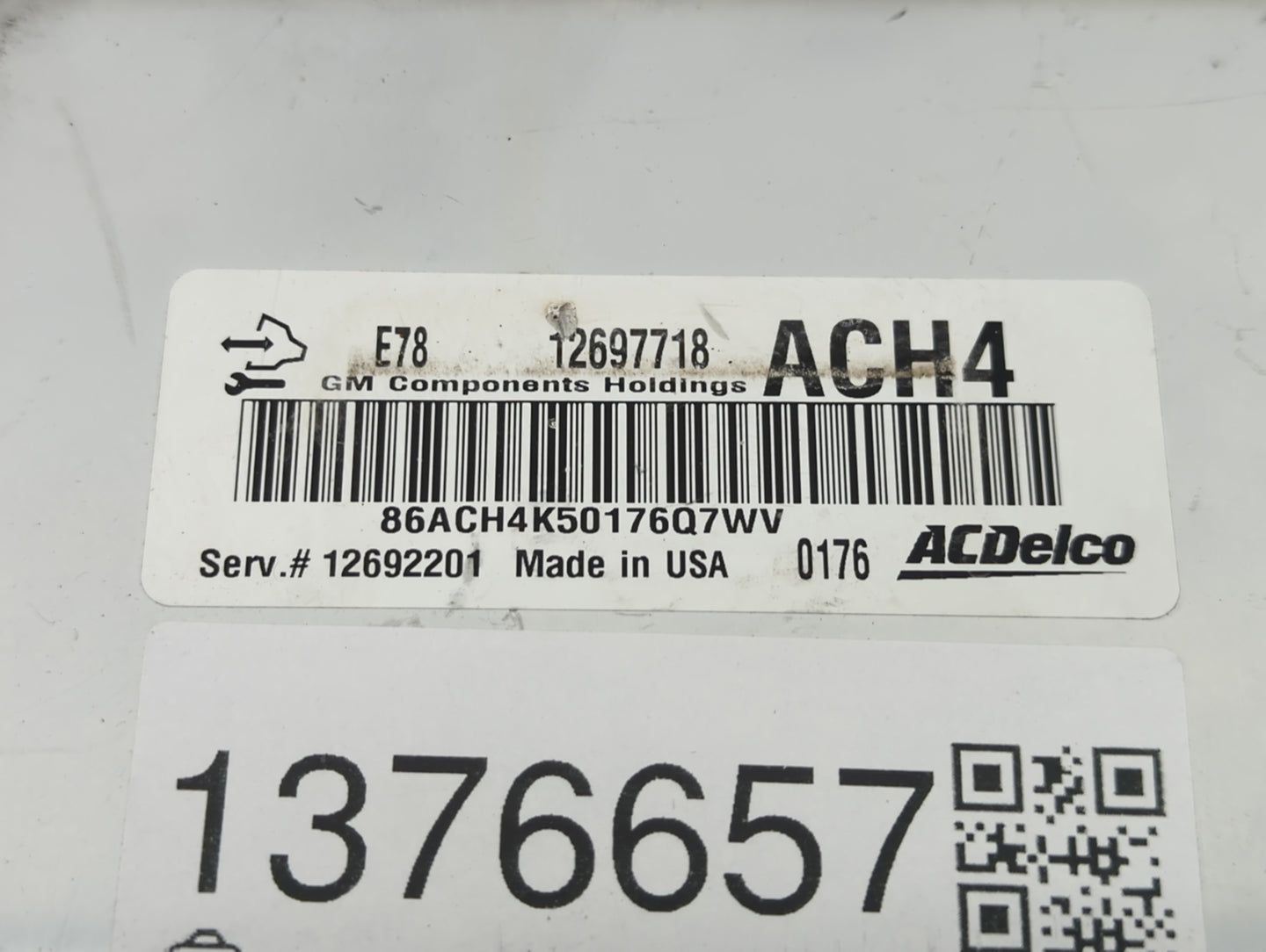 2017-2020 Chevrolet Express 2500 PCM Engine Control Computer ECU ECM PCU OEM P/N:12697718 Fits Fits 2017 2018 2019 2020 2021