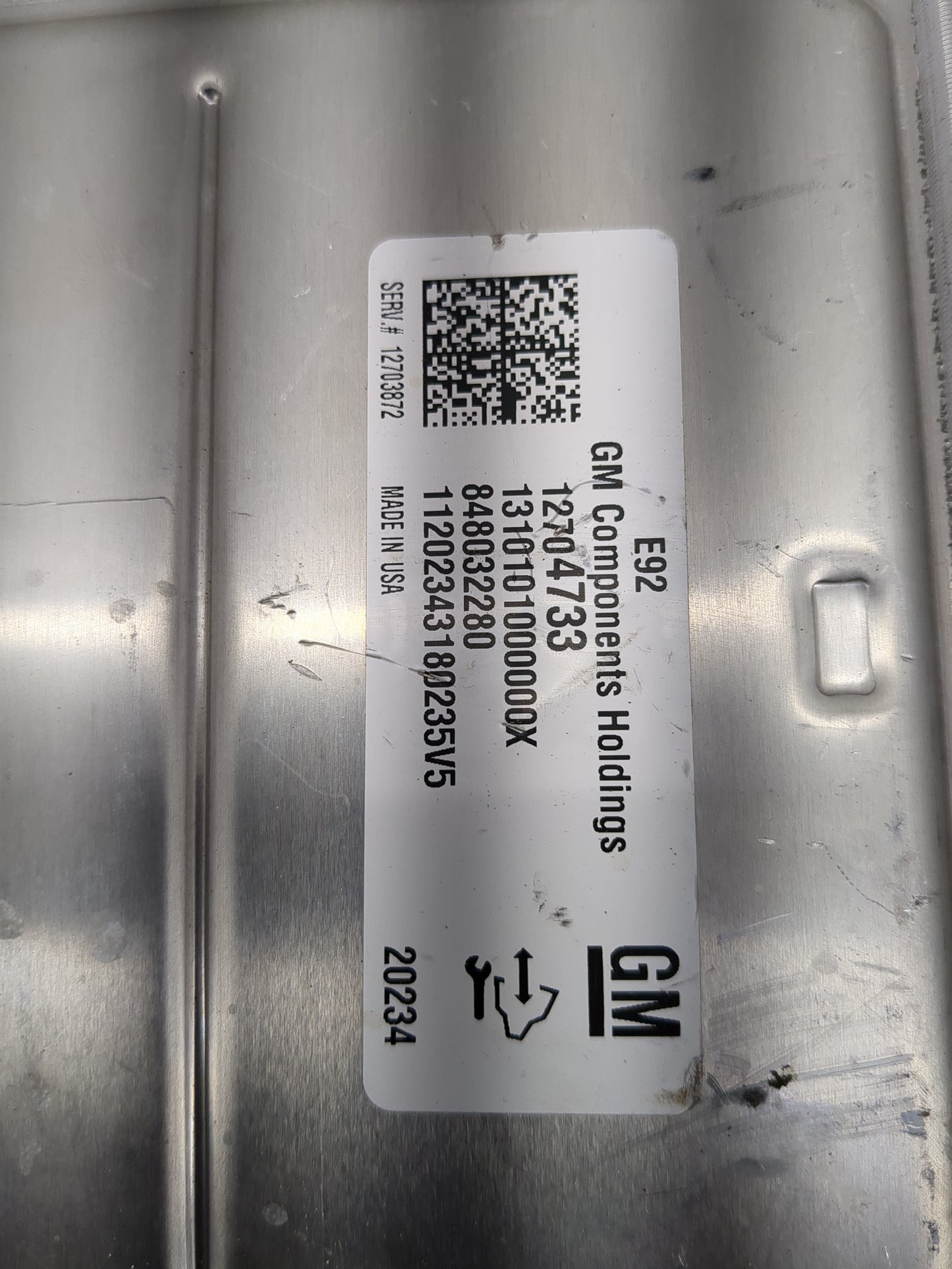 2019-2020 Chevrolet Express 2500 PCM Engine Control Computer ECU ECM PCU OEM P/N:12704733 24594927 Fits Fits 2018 2019 2020 
