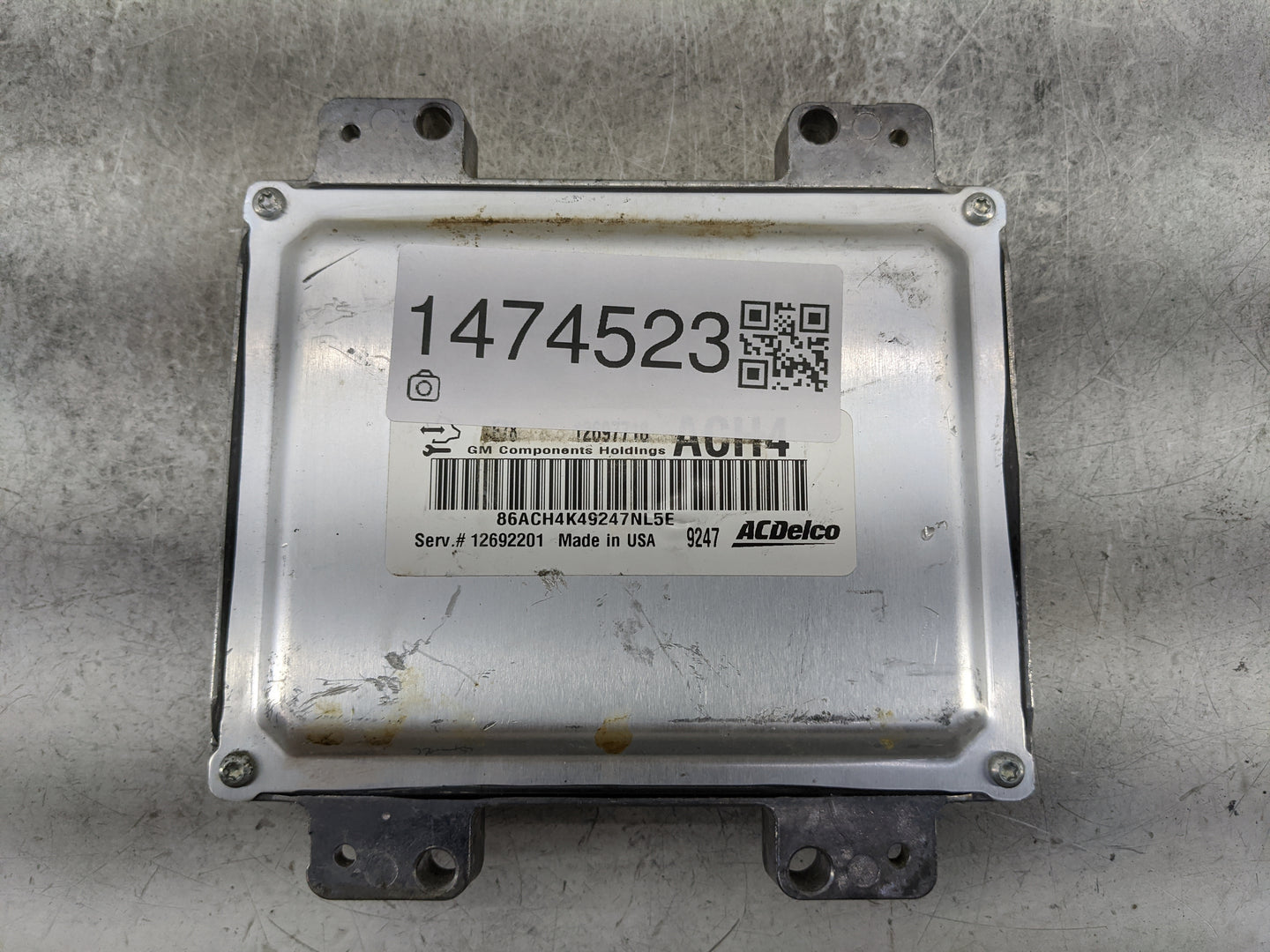 2017-2020 Chevrolet Express 2500 PCM Engine Control Computer ECU ECM PCU OEM P/N:12697716 12692201 Fits OEM Used Auto Parts 