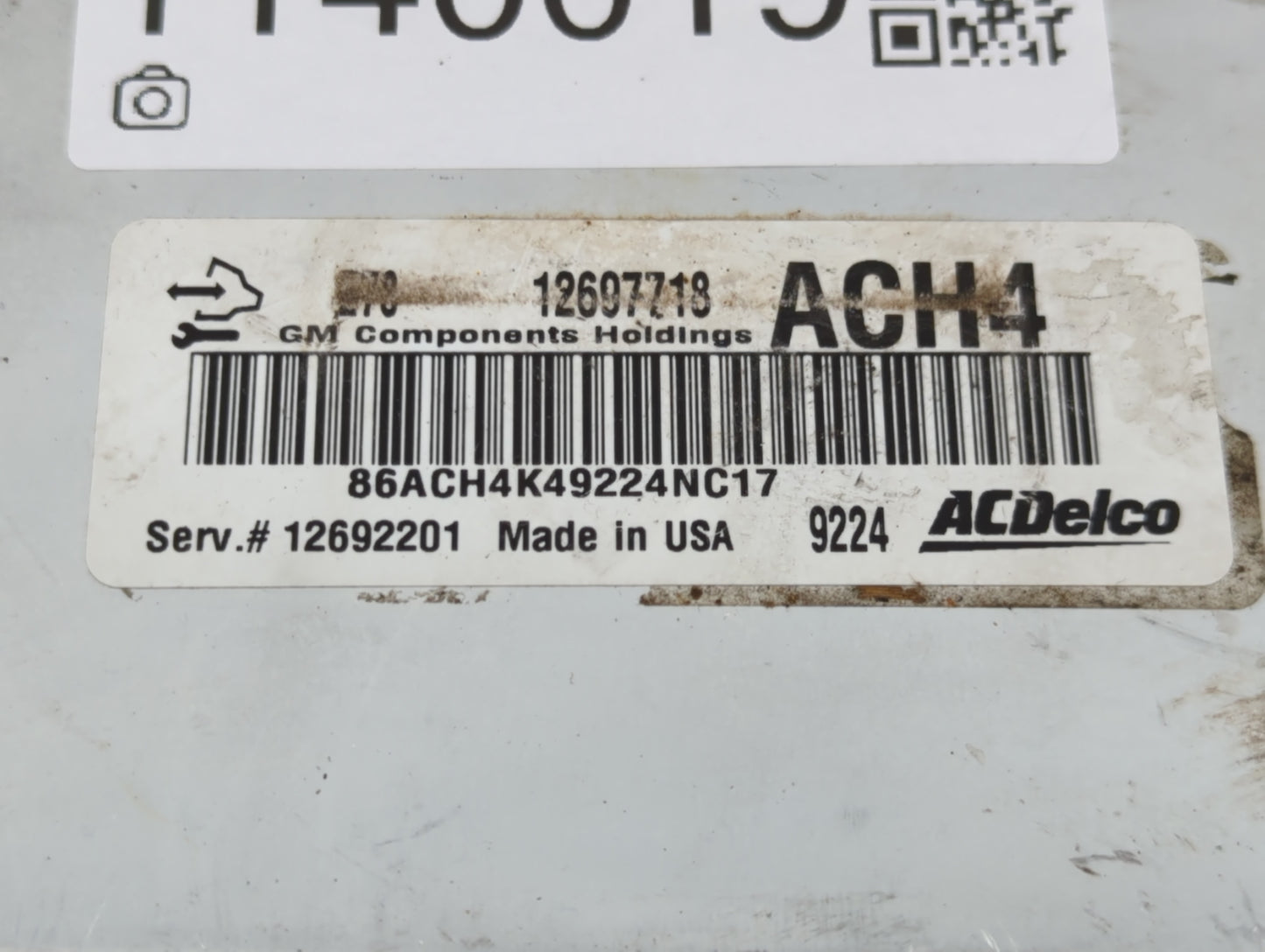 2017-2020 Chevrolet Express 3500 PCM Engine Control Computer ECU ECM PCU OEM P/N:12697718 Fits Fits 2017 2018 2019 2020 2021