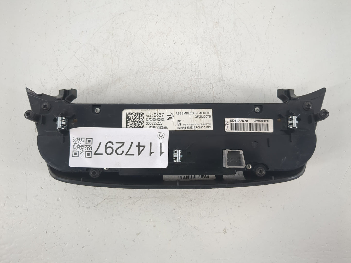 2014-2020 Chevrolet Impala Climate Control Module Temperature AC/Heater Replacement P/N:84429867 Fits OEM Used Auto Parts - 