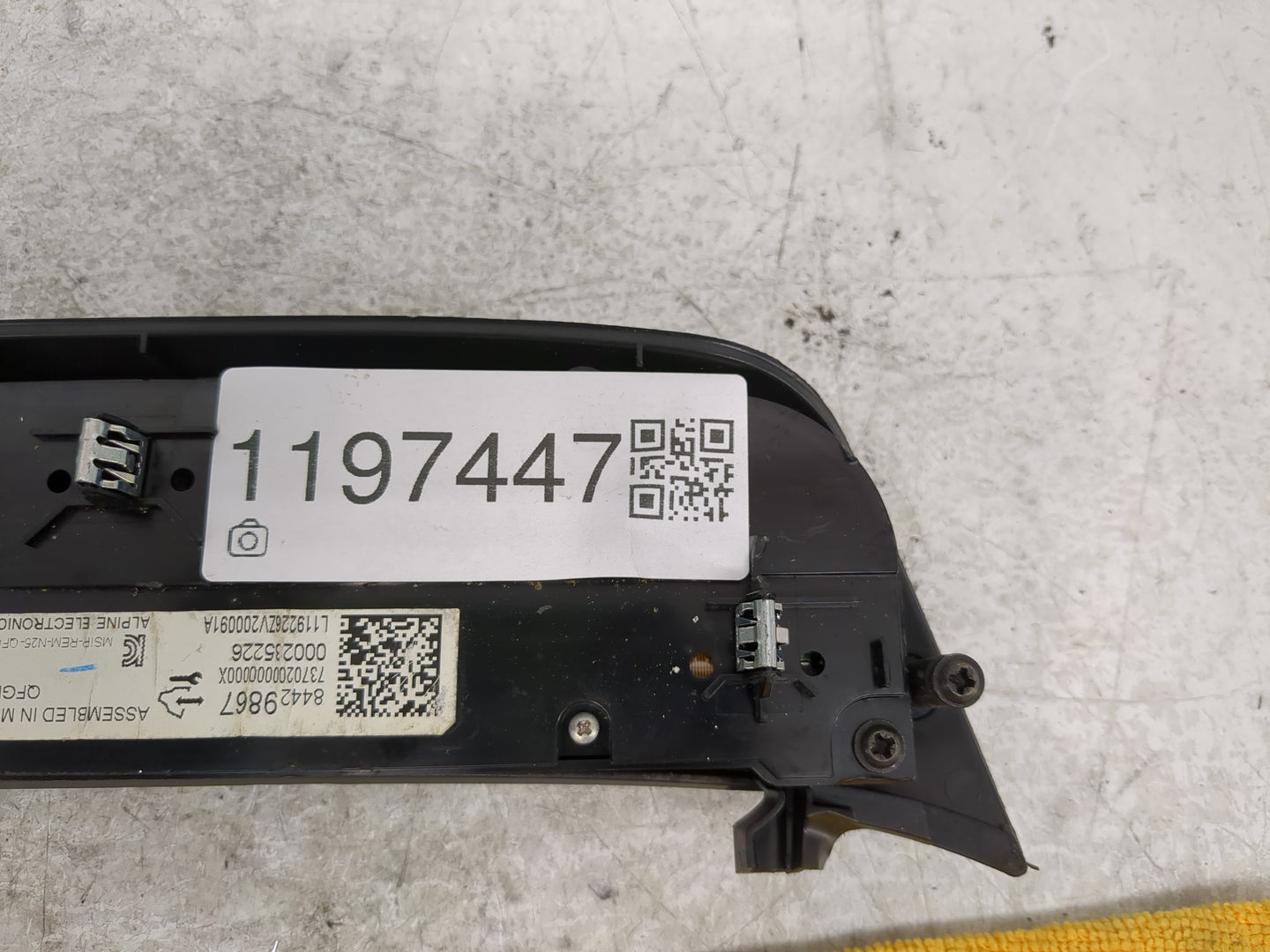 2014-2020 Chevrolet Impala Climate Control Module Temperature AC/Heater Replacement P/N:84429867 Fits OEM Used Auto Parts - 
