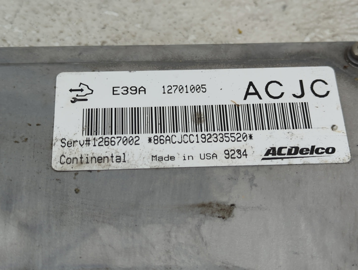 2017-2020 Chevrolet Impala PCM Engine Control Computer ECU ECM PCU OEM P/N:12701005 Fits Fits 2017 2018 2019 2020 OEM Used A
