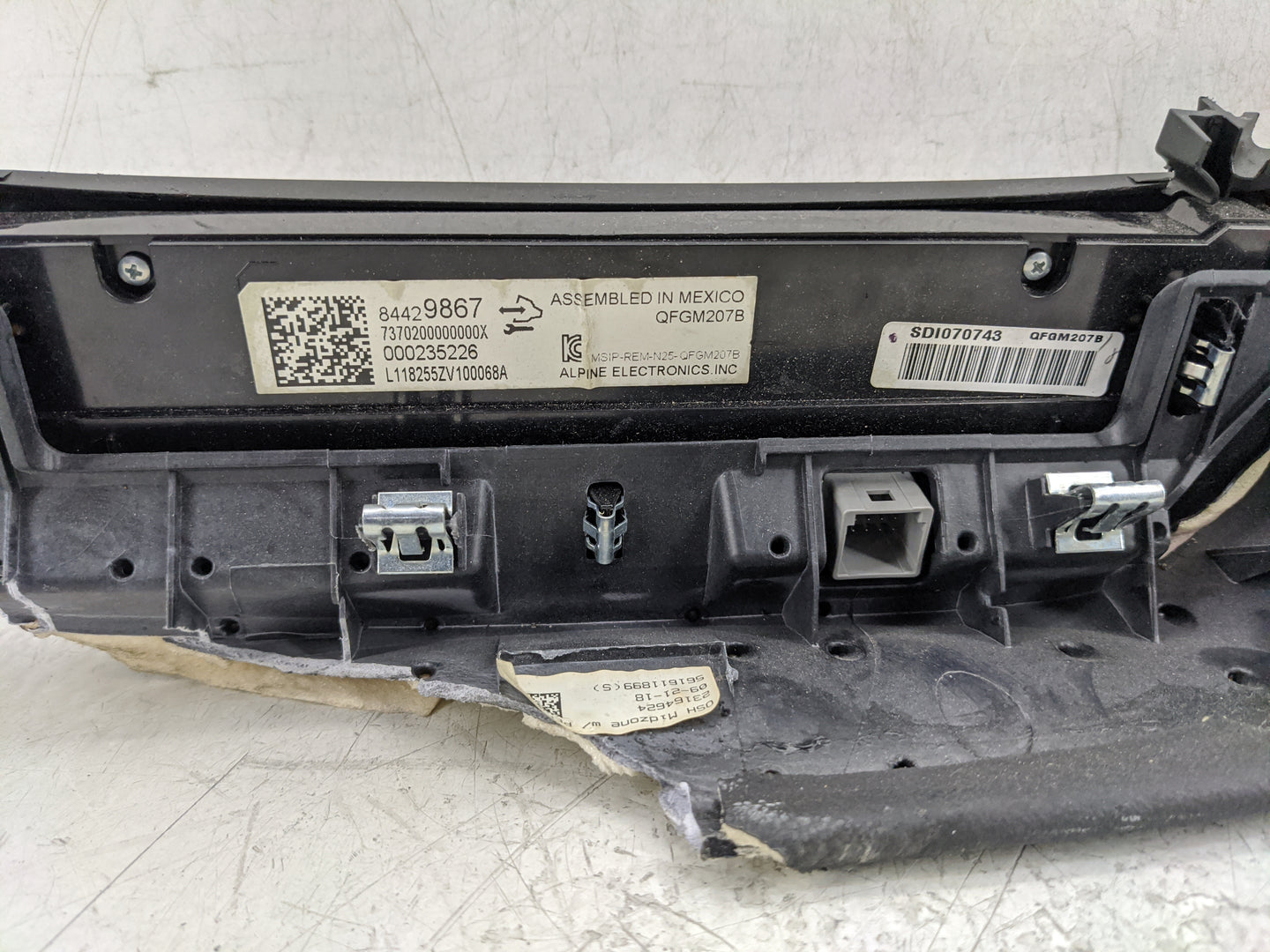 2014-2020 Chevrolet Impala Climate Control Module Temperature AC/Heater Replacement P/N:000235226 84429867 Fits OEM Used Aut