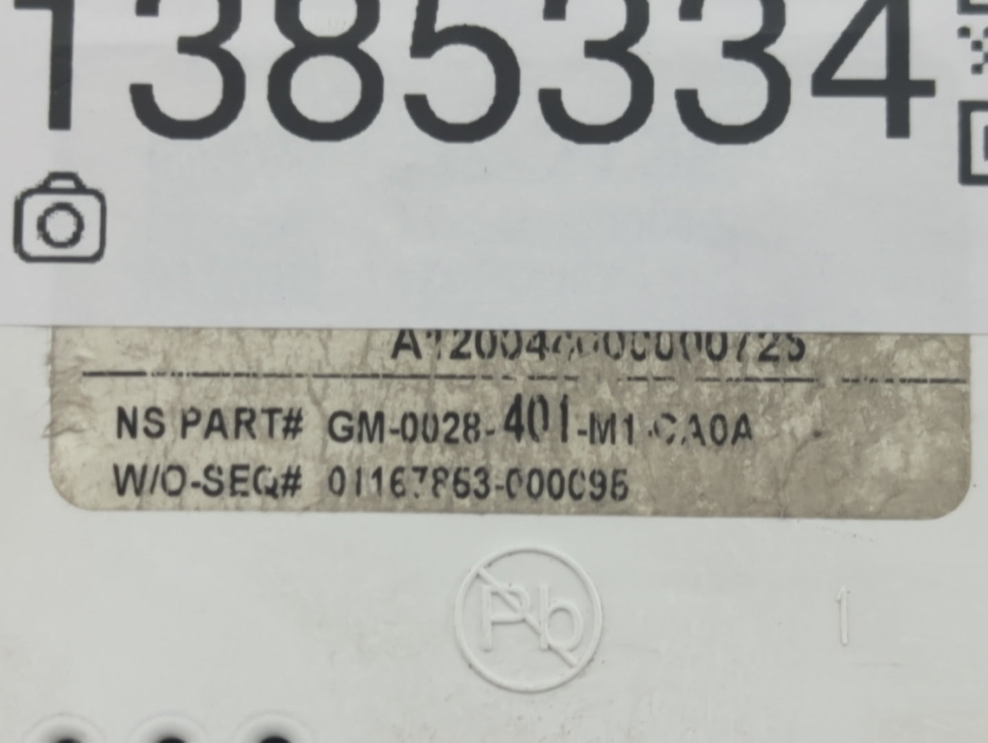 2017-2020 Chevrolet Impala Instrument Cluster Speedometer Gauges P/N:84142077 Fits Fits 2017 2018 2019 2020 OEM Used Auto Pa