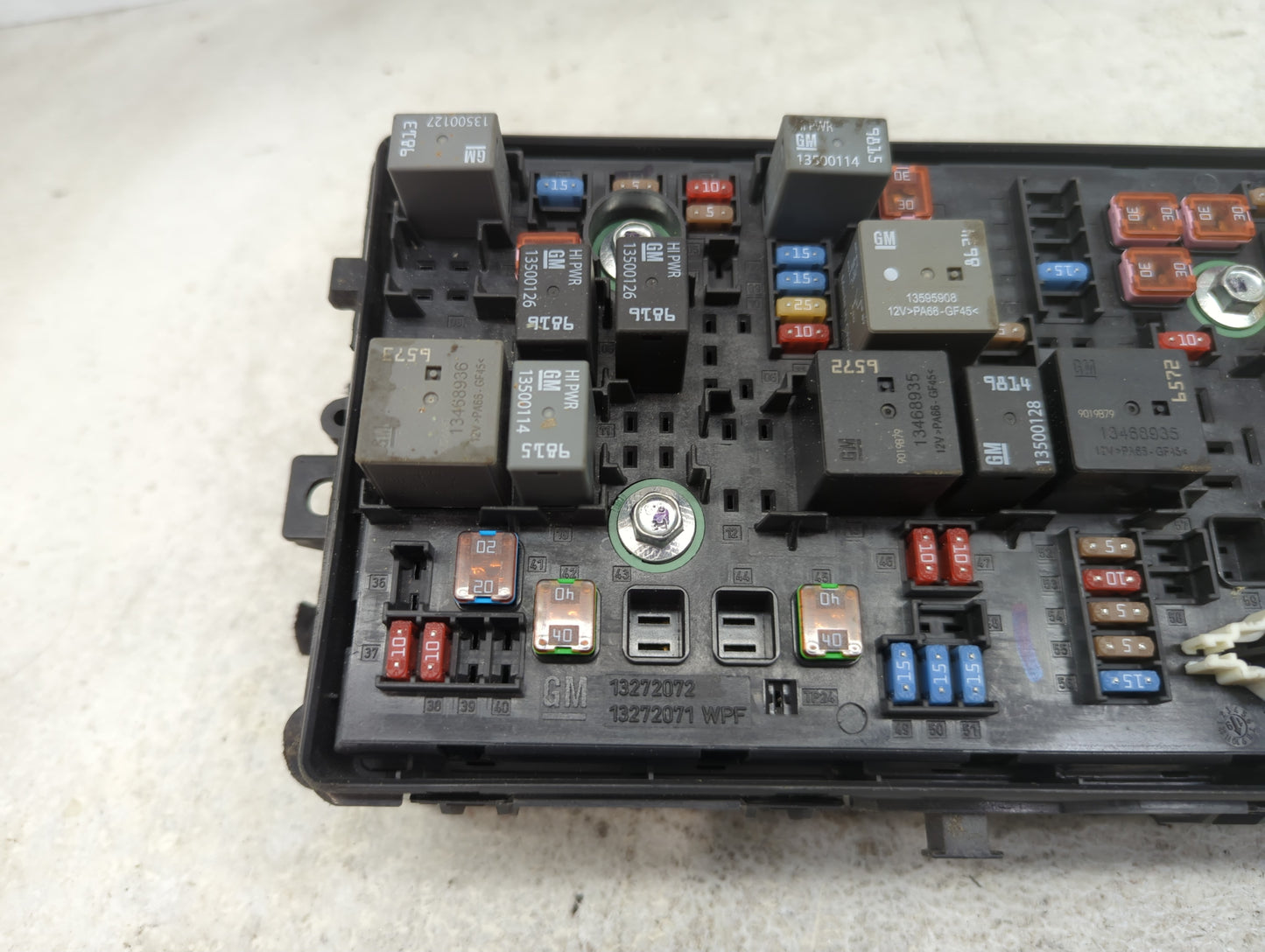 2016-2020 Chevrolet Impala Fusebox Fuse Box Panel Relay Module P/N:13272071 13272072 Fits Fits 2016 2017 2018 2019 2020 OEM 