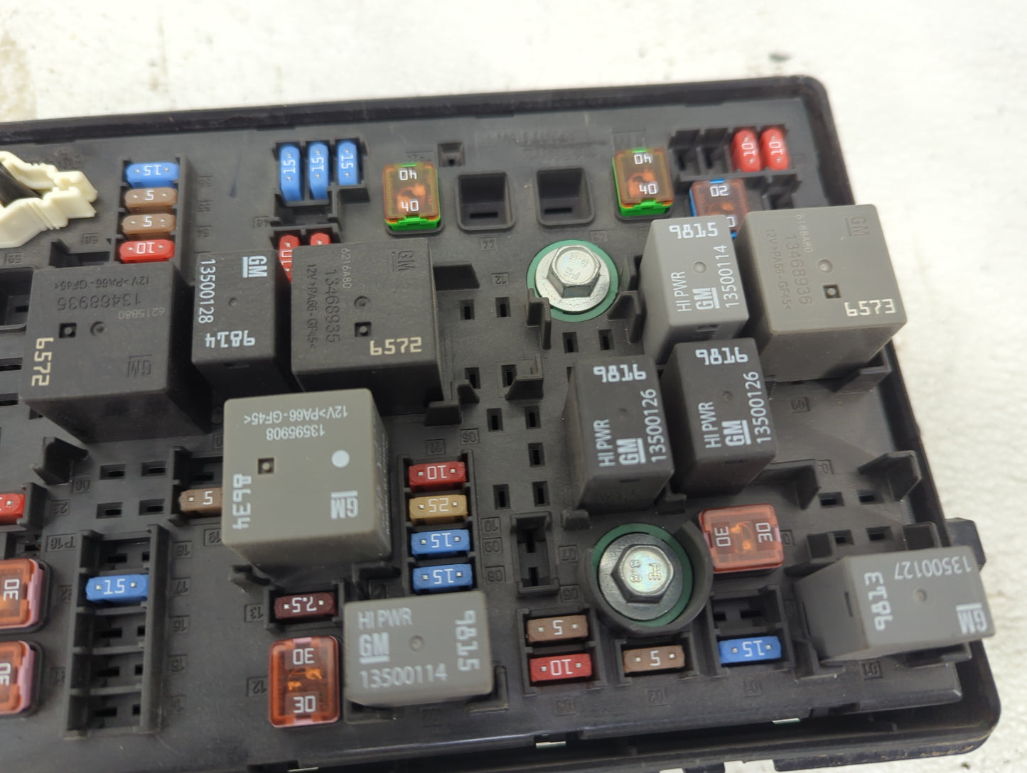2016-2020 Chevrolet Impala Fusebox Fuse Box Panel Relay Module P/N:13272071 13272072 Fits Fits 2016 2017 2018 2019 2020 OEM 