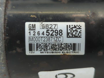 2012-2020 Chevrolet Impala Car Starter Motor Solenoid OEM P/N:M000T23871ZC 12645298 Fits OEM Used Auto Parts
