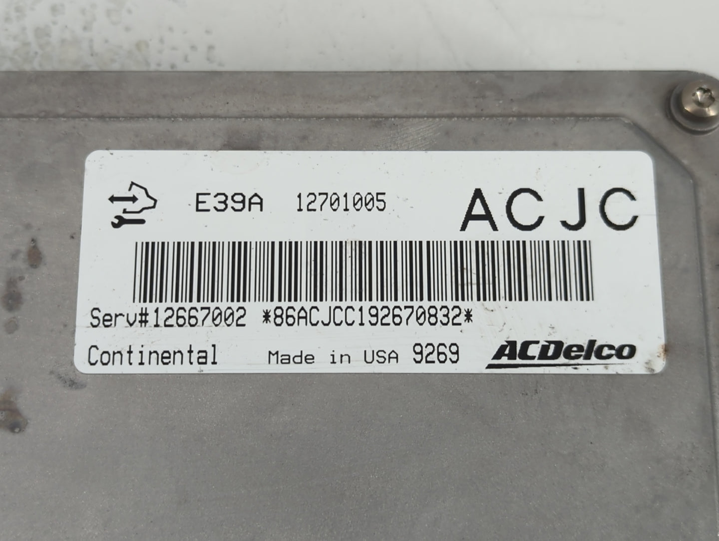 2017-2020 Chevrolet Impala PCM Engine Control Computer ECU ECM PCU OEM P/N:12701005 Fits Fits 2017 2018 2019 2020 OEM Used A