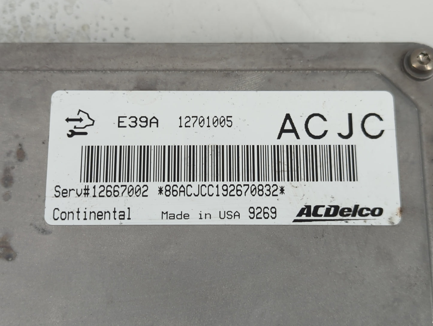 2017-2020 Chevrolet Impala PCM Engine Control Computer ECU ECM PCU OEM P/N:12701005 Fits Fits 2017 2018 2019 2020 OEM Used A