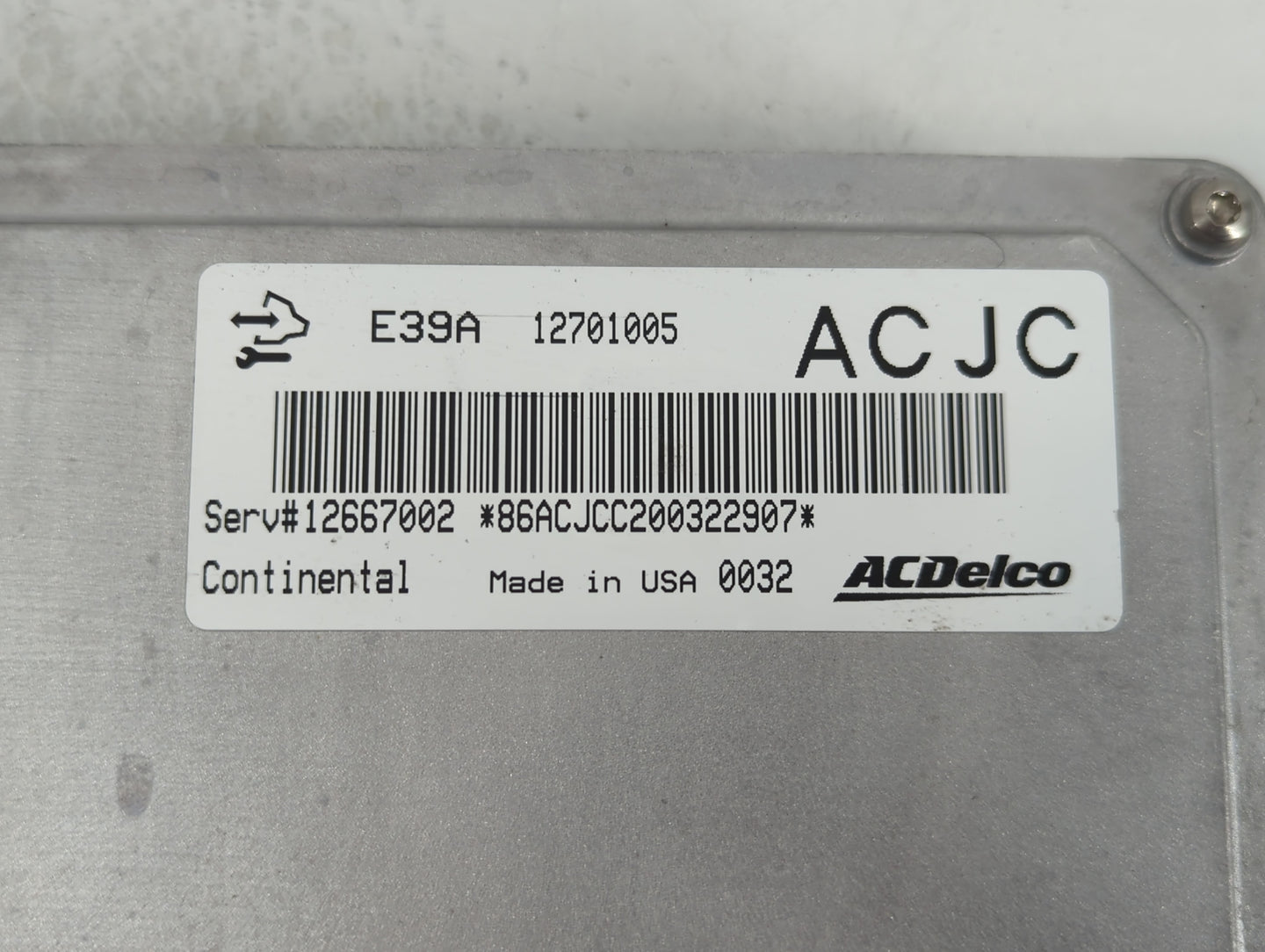 2017-2020 Chevrolet Impala PCM Engine Control Computer ECU ECM PCU OEM P/N:12701005 E39A Fits Fits 2017 2018 2019 2020 OEM U