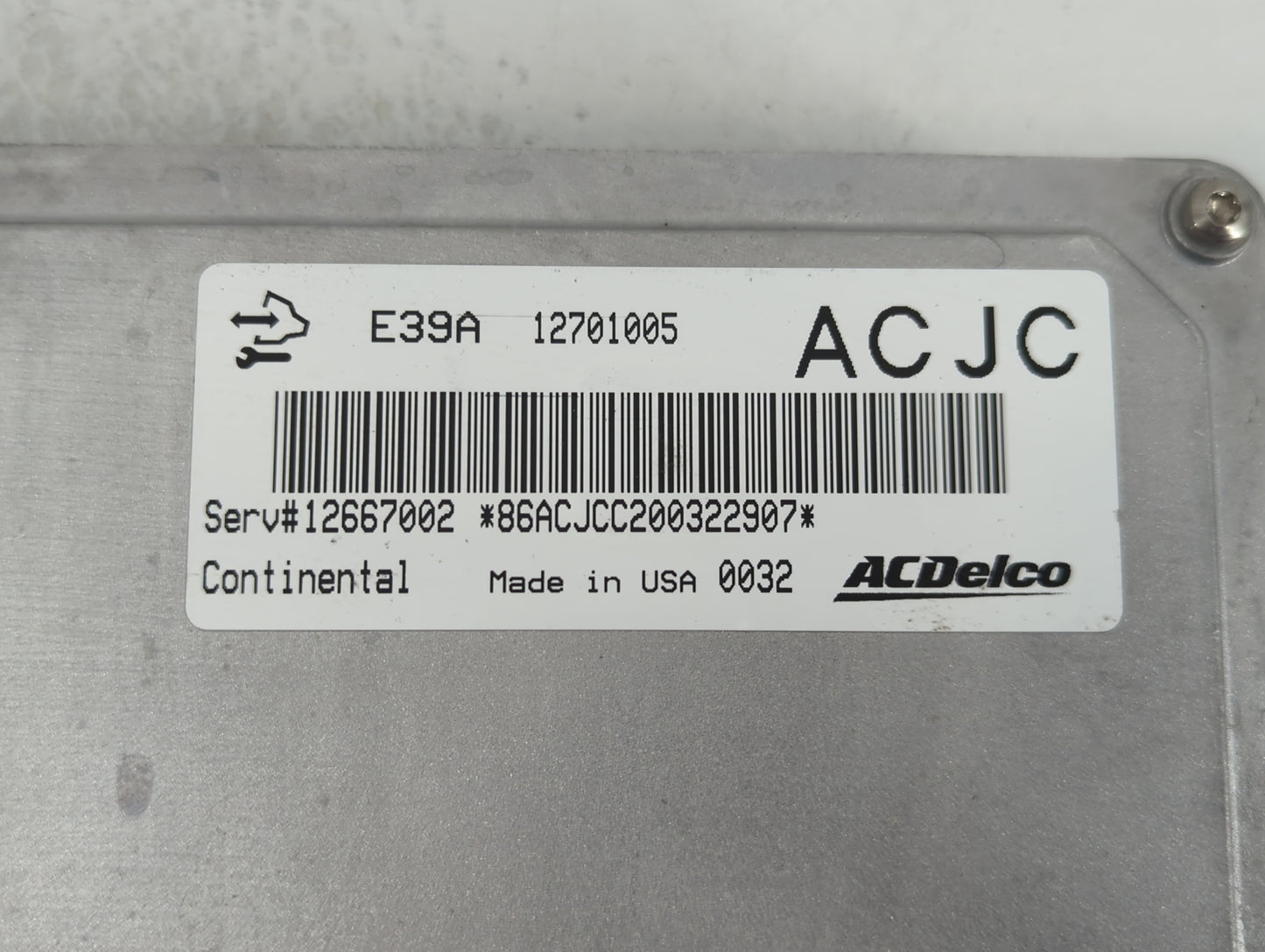 2017-2020 Chevrolet Impala PCM Engine Control Computer ECU ECM PCU OEM P/N:12701005 E39A Fits Fits 2017 2018 2019 2020 OEM U