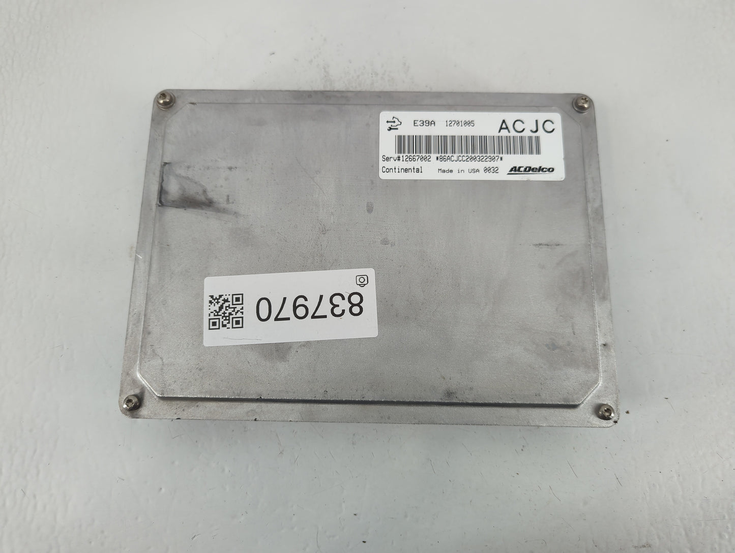 2017-2020 Chevrolet Impala PCM Engine Control Computer ECU ECM PCU OEM P/N:12701005 E39A Fits Fits 2017 2018 2019 2020 OEM U
