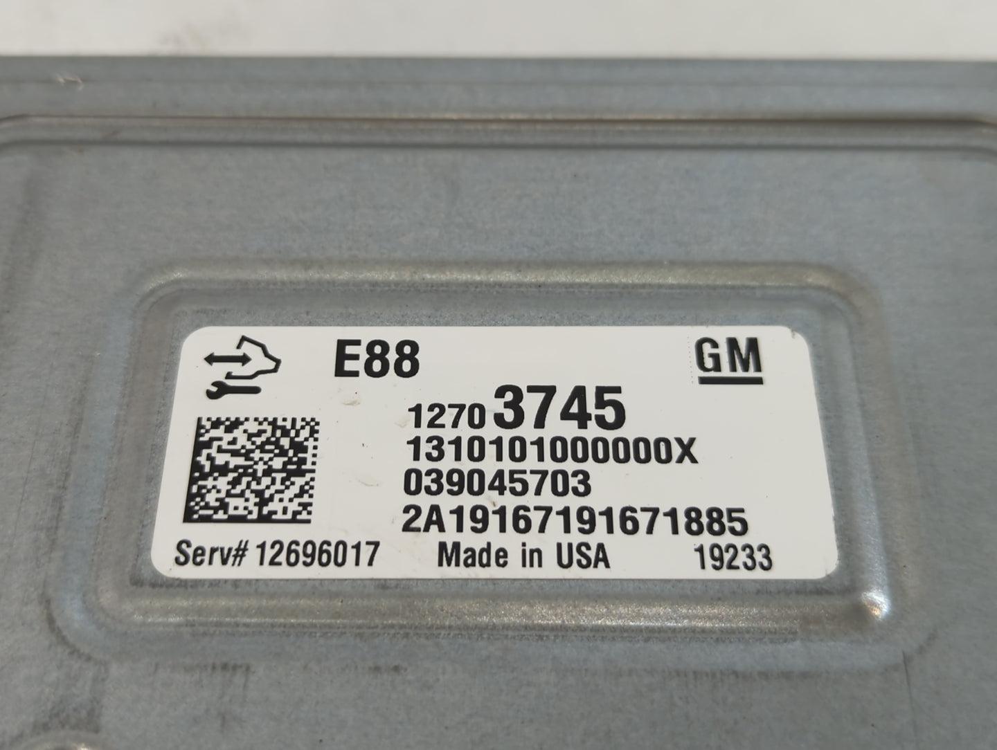 2020-2021 Chevrolet Malibu PCM Engine Control Computer ECU ECM PCU OEM P/N:12703745 Fits Fits 2020 2021 2022 OEM Used Auto P