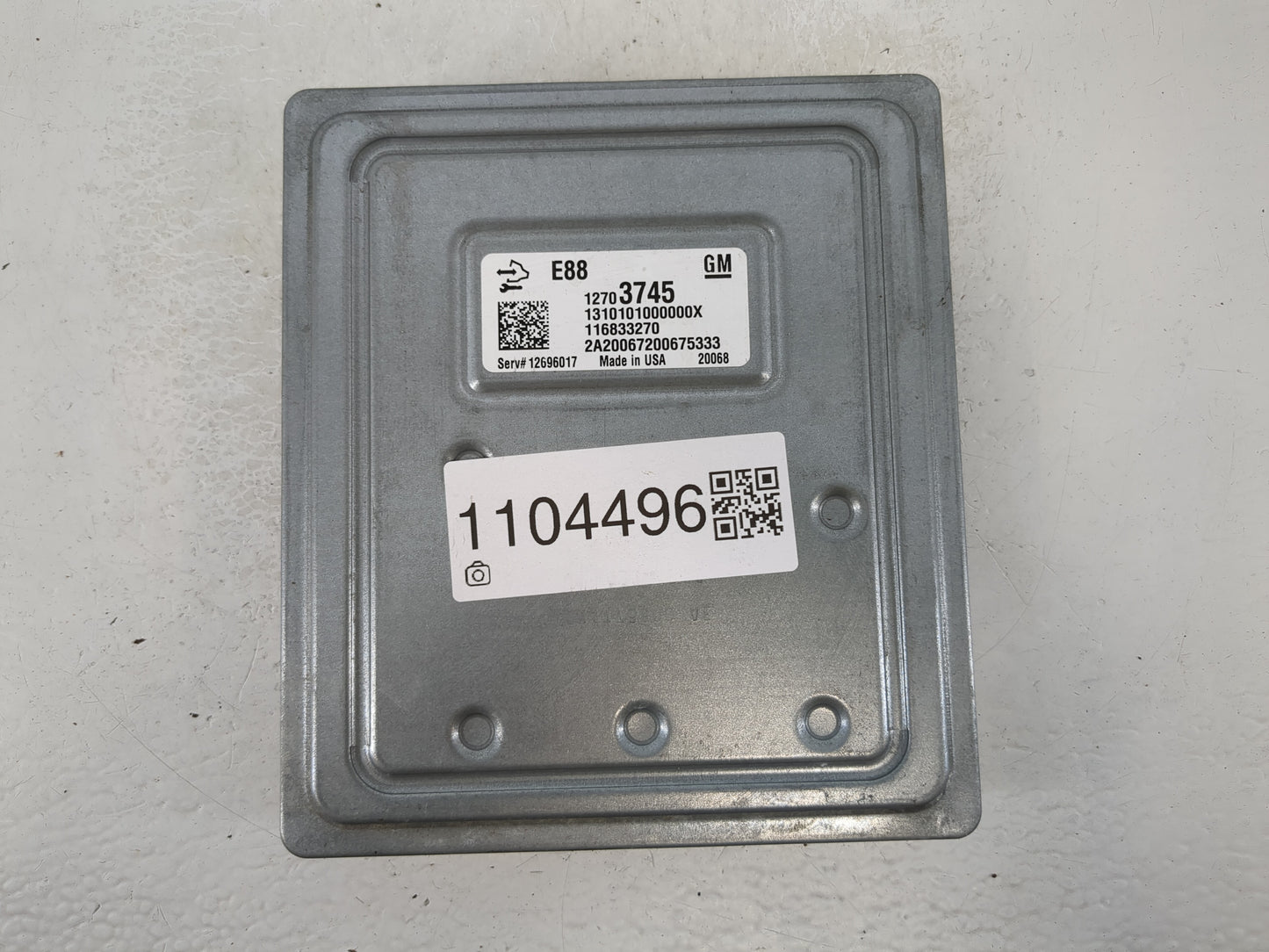 2020-2021 Chevrolet Malibu PCM Engine Control Computer ECU ECM PCU OEM P/N:12703745 Fits Fits 2020 2021 2022 OEM Used Auto P