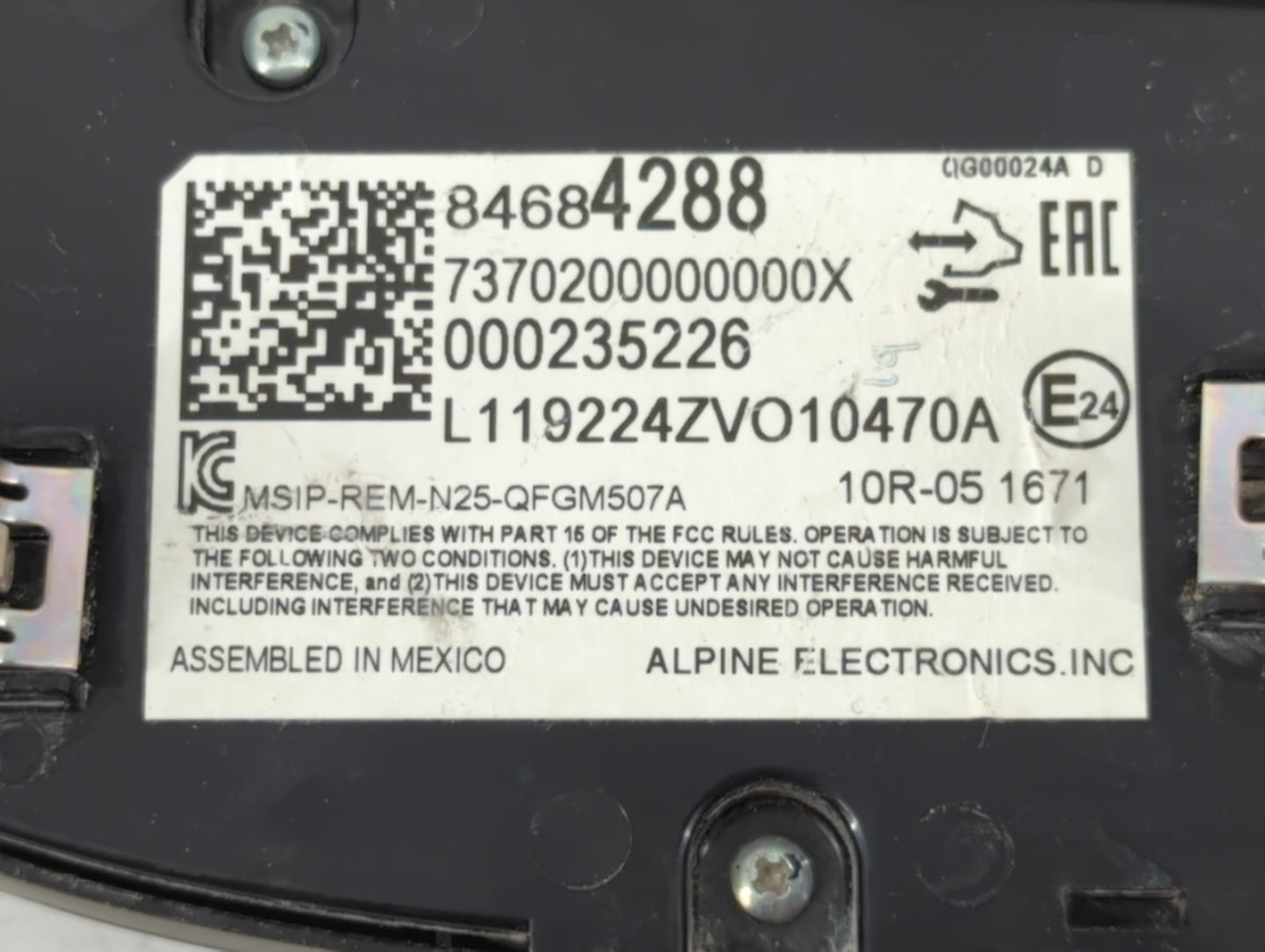 2018-2021 Chevrolet Malibu Climate Control Module Temperature AC/Heater Replacement P/N:84684288 Fits Fits 2018 2019 2020 20