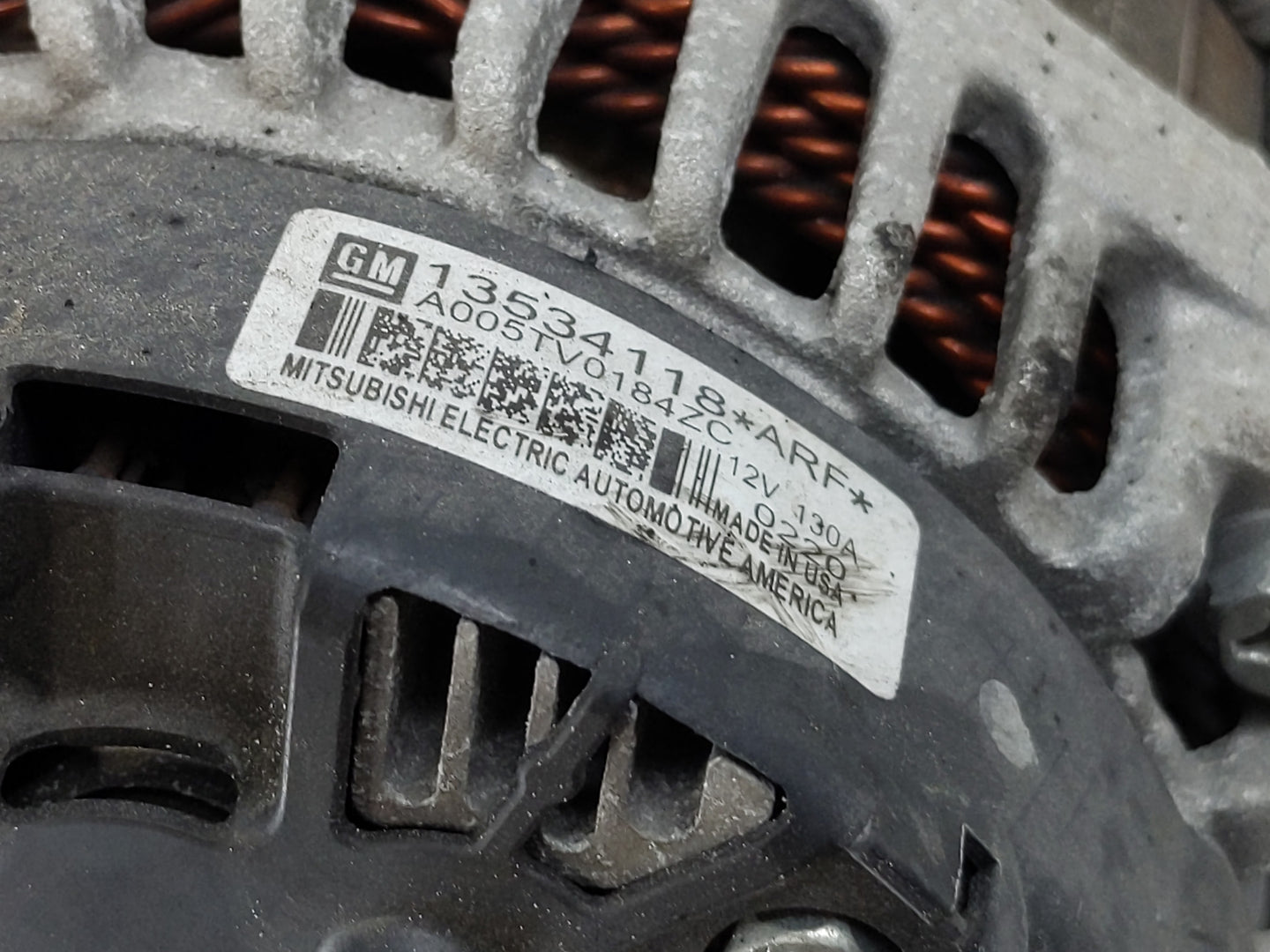 2019-2021 Chevrolet Malibu Alternator Replacement Generator Charging Assembly Engine OEM P/N:13534118 Fits Fits 2019 2020 20