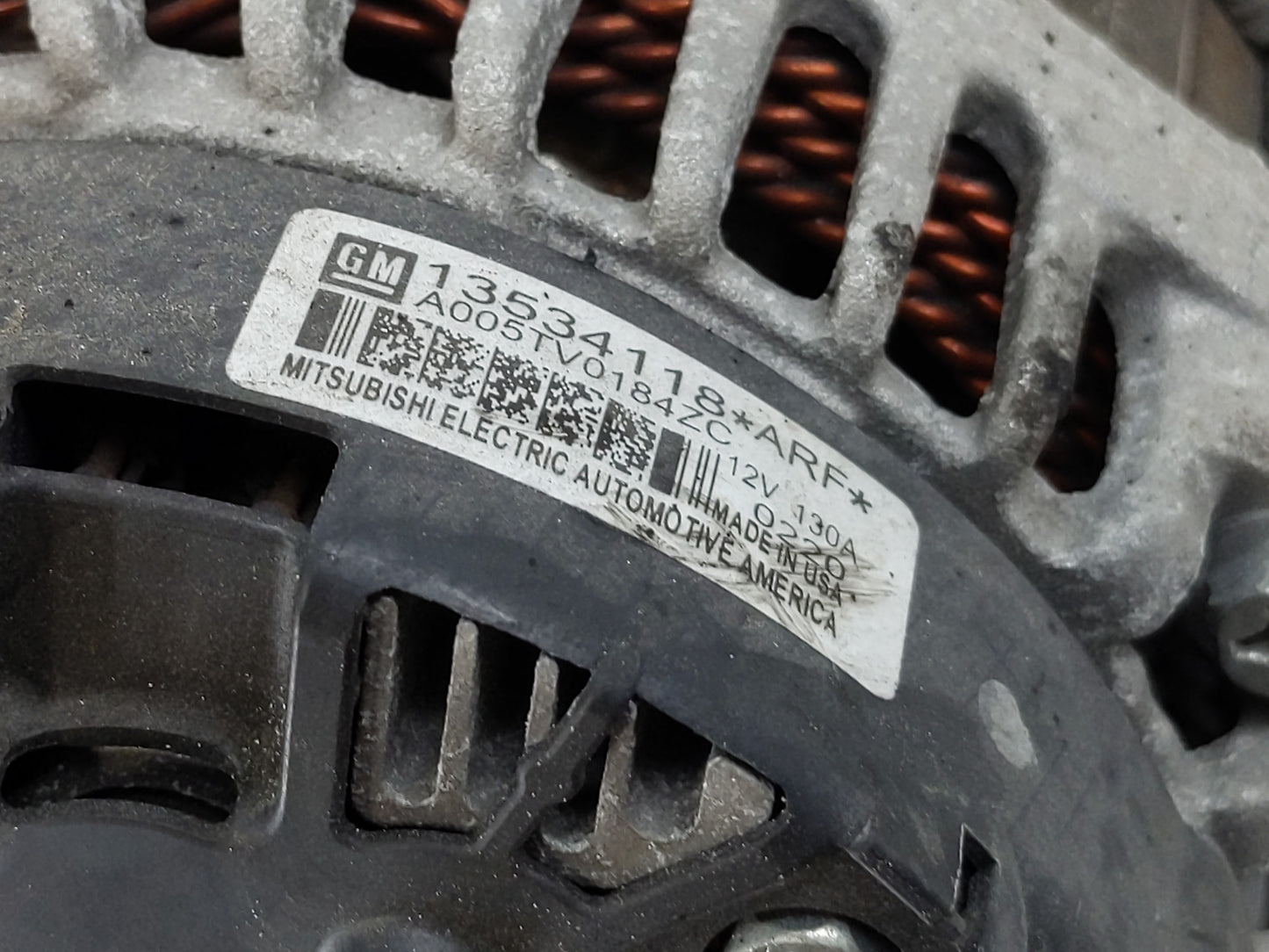 2019-2021 Chevrolet Malibu Alternator Replacement Generator Charging Assembly Engine OEM P/N:13534118 Fits Fits 2019 2020 20