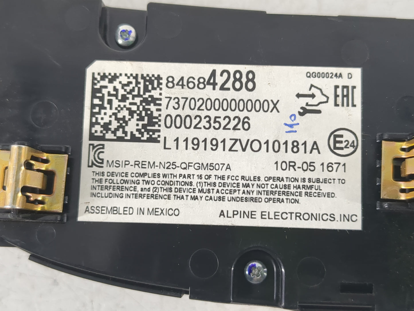 2018-2021 Chevrolet Malibu Climate Control Module Temperature AC/Heater Replacement P/N:84684288 Fits Fits 2018 2019 2020 20