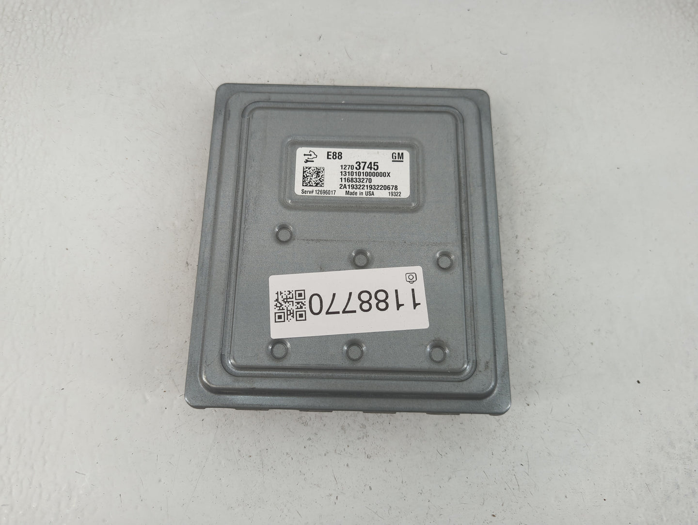 2020-2021 Chevrolet Malibu PCM Engine Control Computer ECU ECM PCU OEM P/N:12703745 Fits Fits 2020 2021 2022 OEM Used Auto P