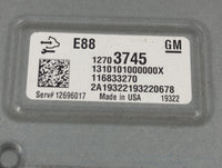 2020-2021 Chevrolet Malibu PCM Engine Control Computer ECU ECM PCU OEM P/N:12703745 Fits Fits 2020 2021 2022 OEM Used Auto P