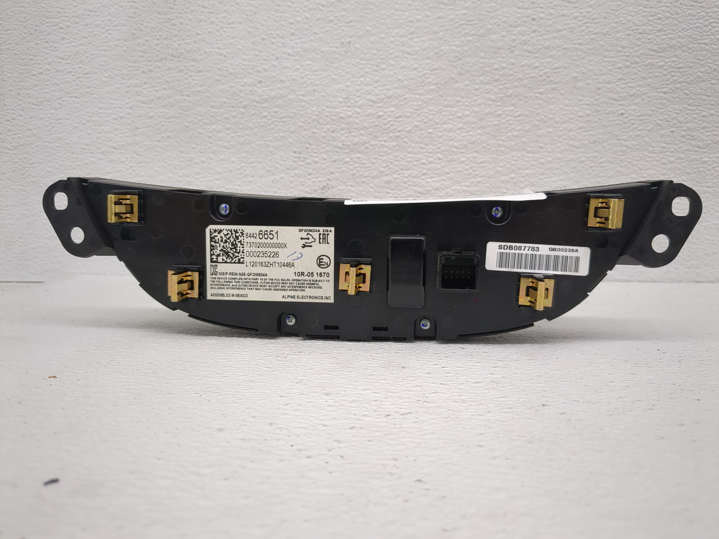2019-2021 Chevrolet Malibu Climate Control Module Temperature AC/Heater Replacement P/N:84426651 Fits Fits 2019 2020 2021 OE
