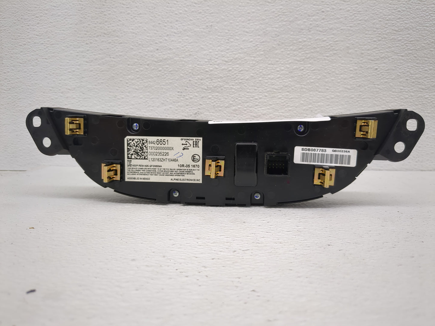 2019-2021 Chevrolet Malibu Climate Control Module Temperature AC/Heater Replacement P/N:84426651 Fits Fits 2019 2020 2021 OE