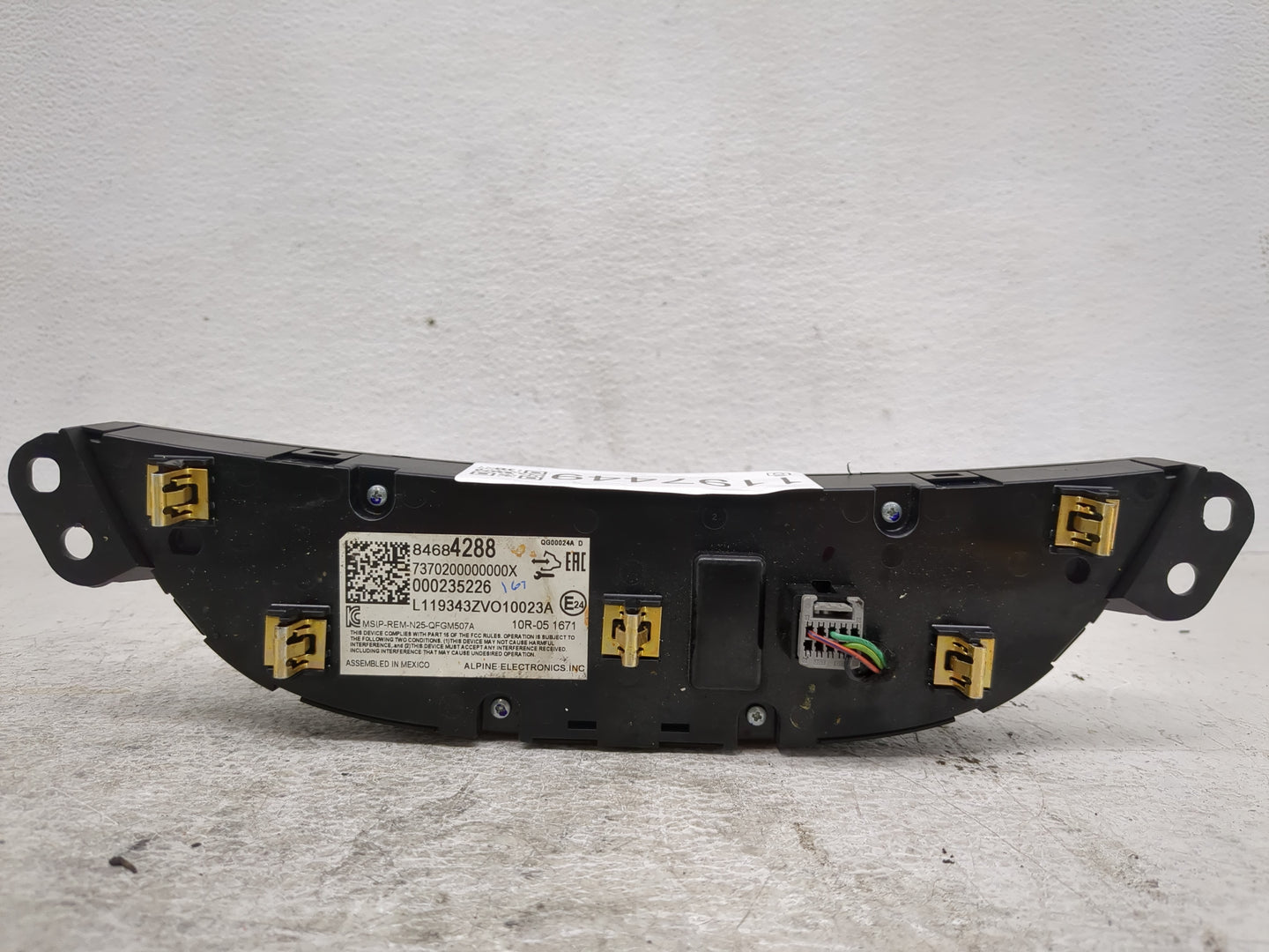 2018-2021 Chevrolet Malibu Climate Control Module Temperature AC/Heater Replacement P/N:84684288 Fits Fits 2018 2019 2020 20