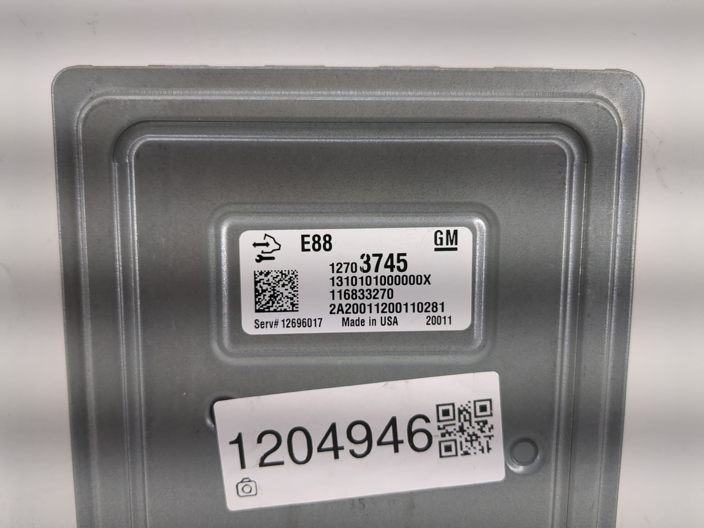 2020-2021 Chevrolet Malibu PCM Engine Control Computer ECU ECM PCU OEM P/N:12703745 Fits Fits 2020 2021 2022 OEM Used Auto P